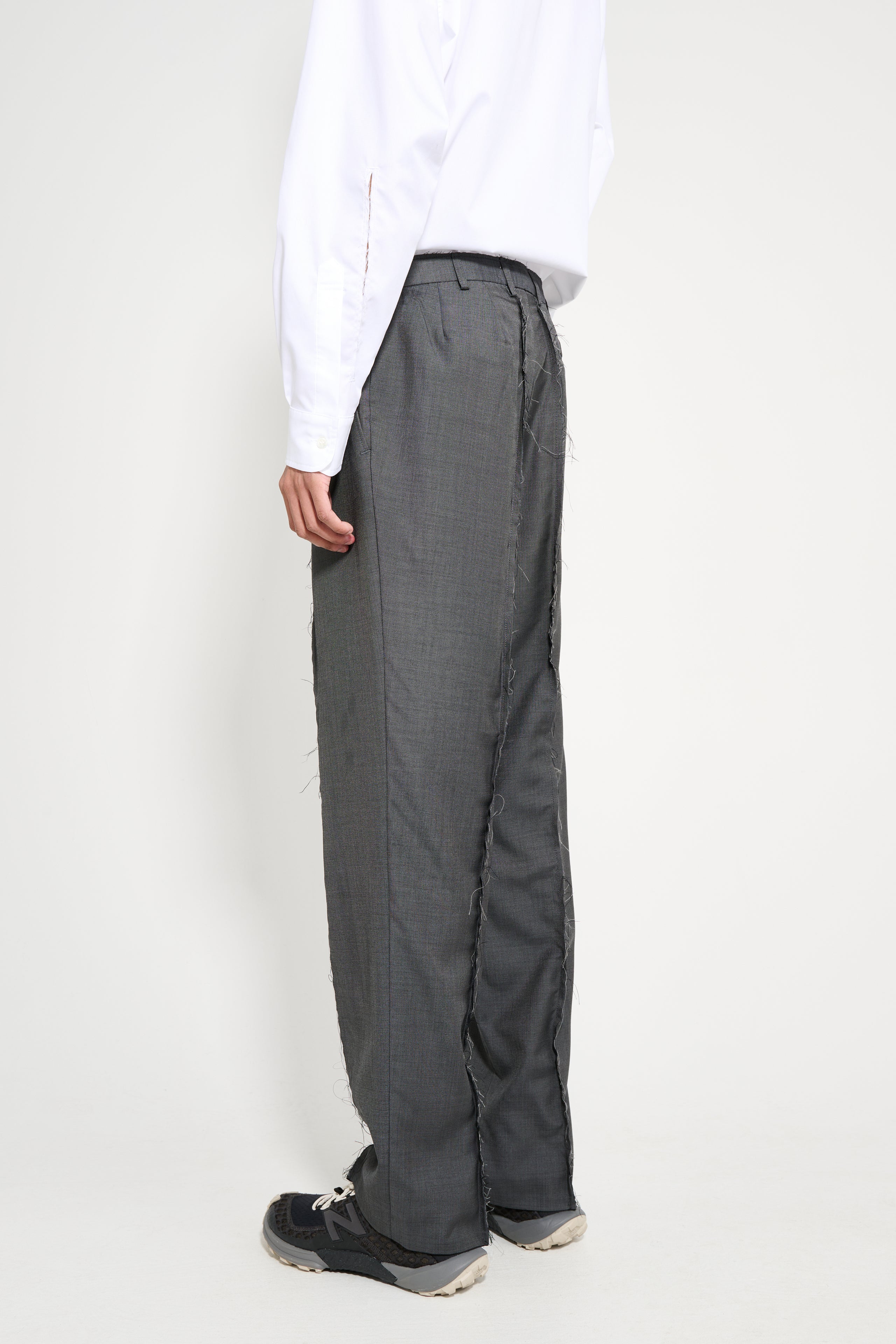 Hodakova Horse Hair Trousers Grey