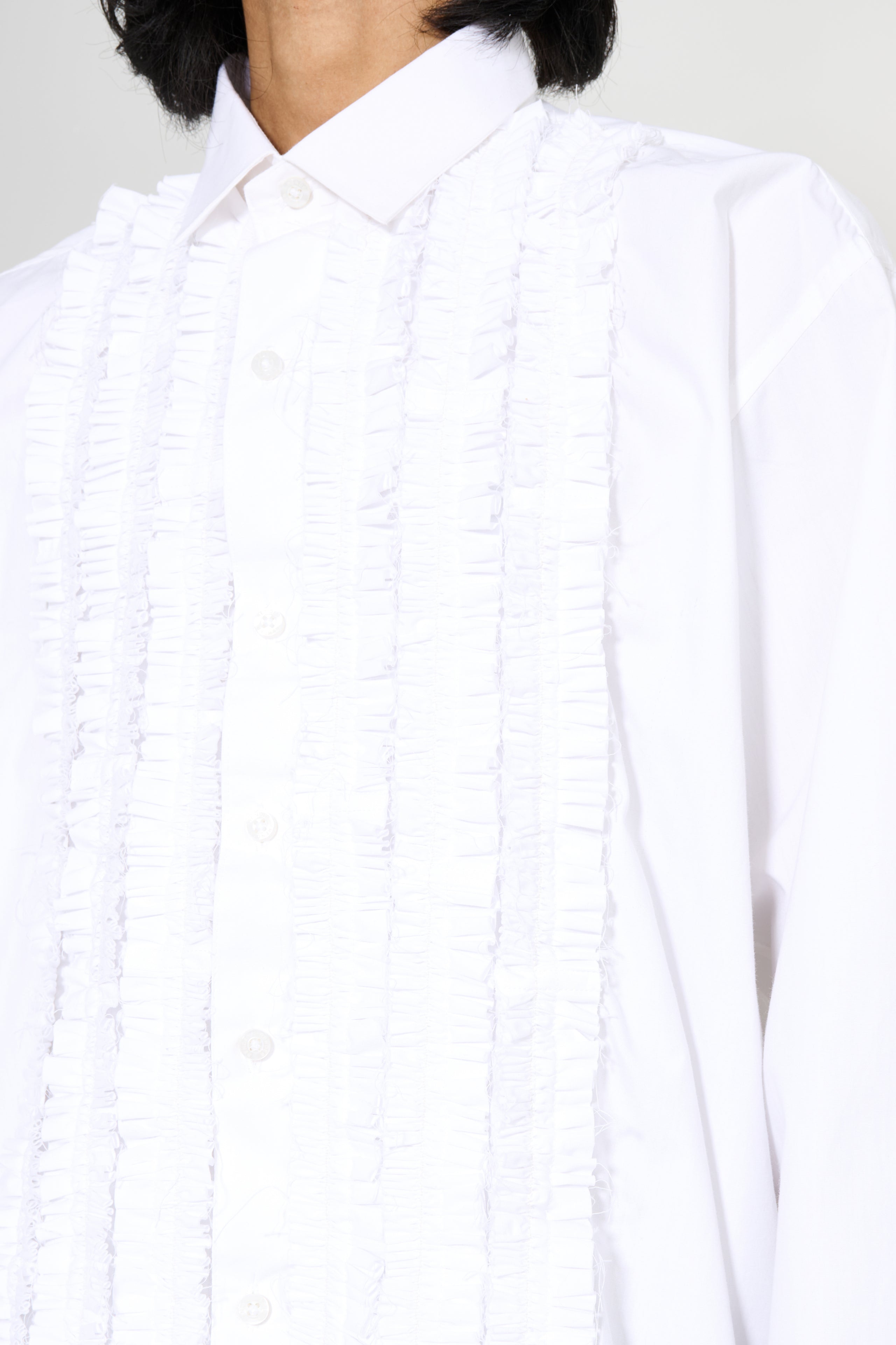 Hodakova Frill Shirt White