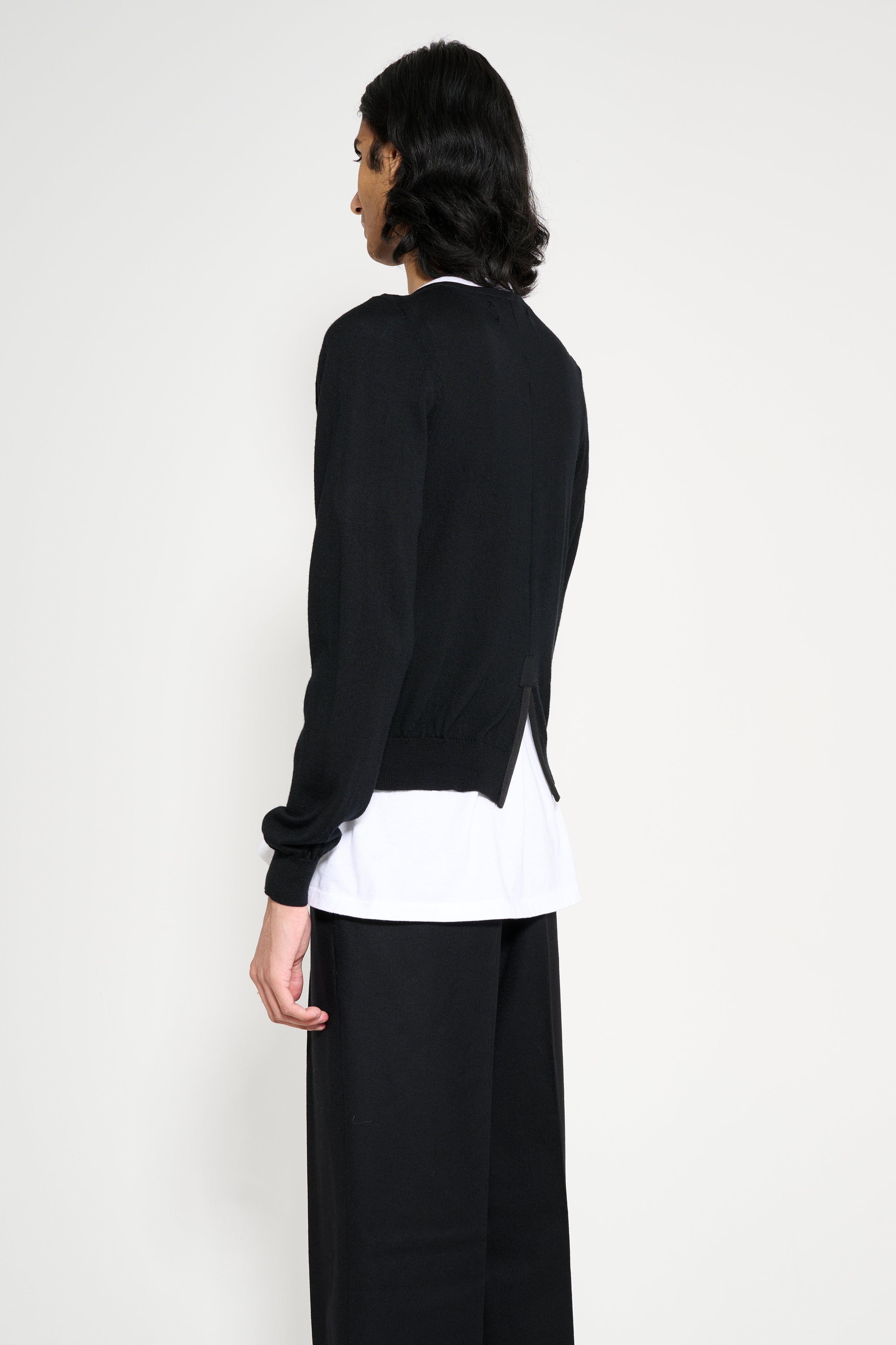 Hodakova Knitted Long Sleeve Top Black