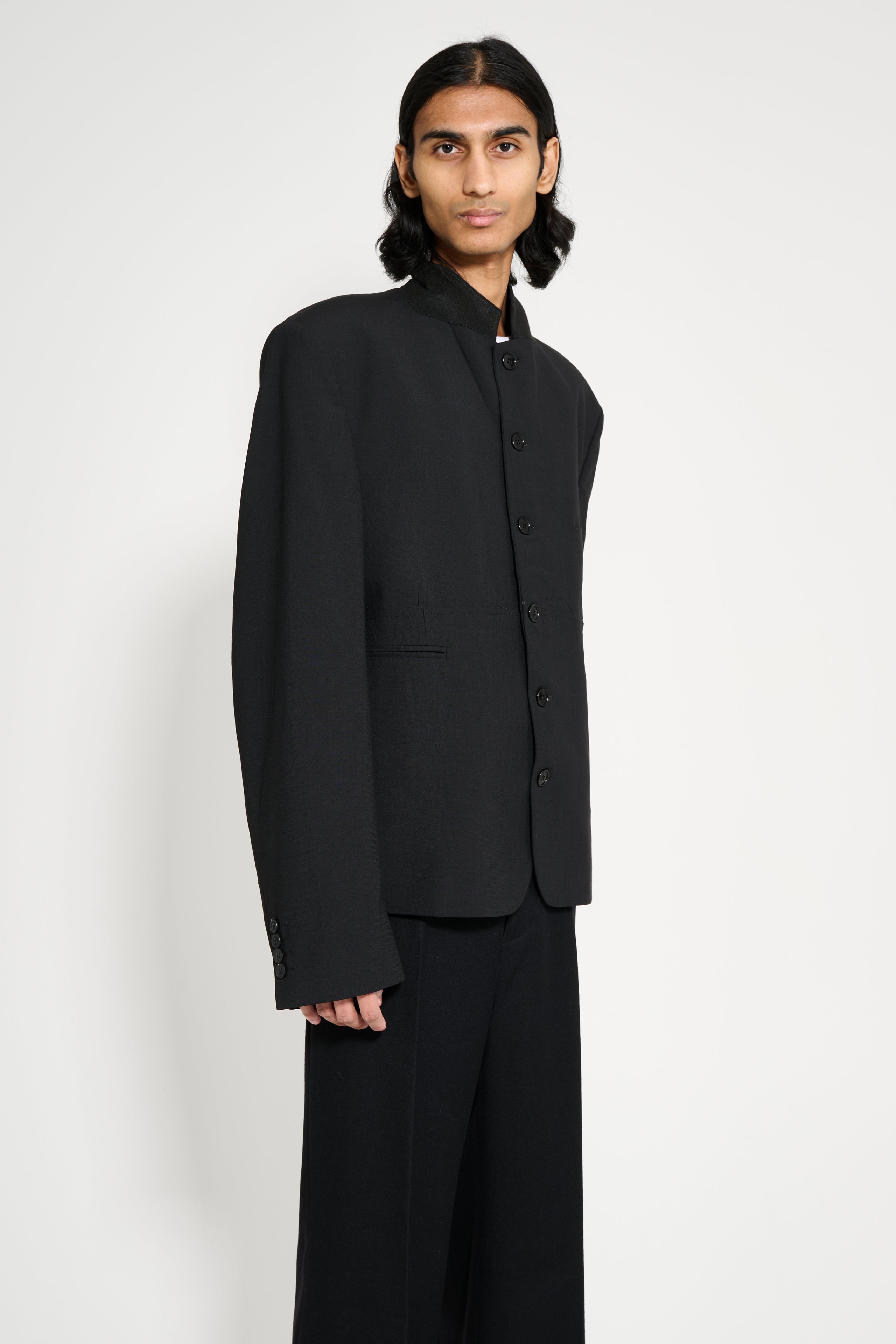 Hodakova Button Blazer Black