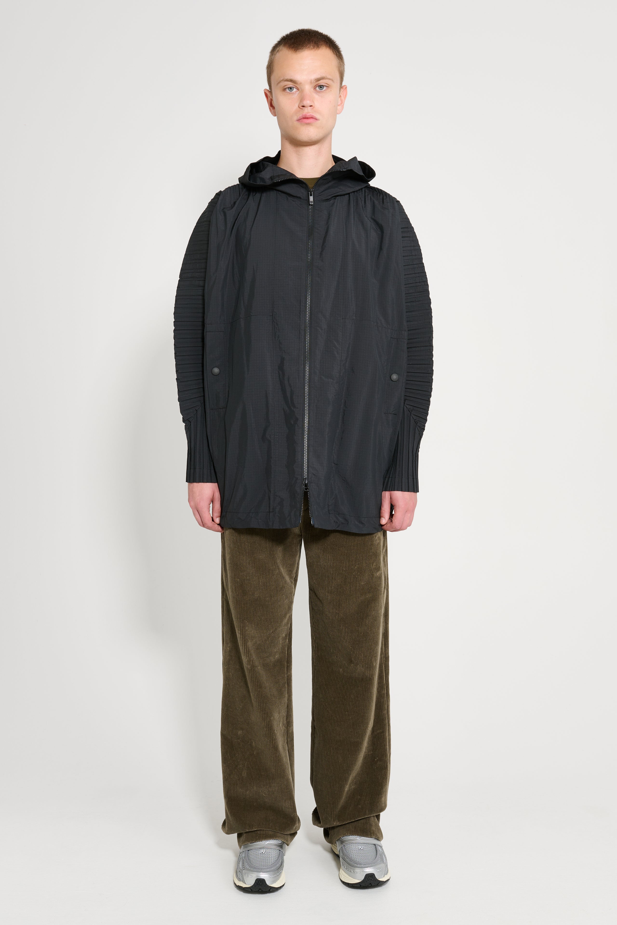 Homme Plissé Issey Miyake Cascade Jacket Black