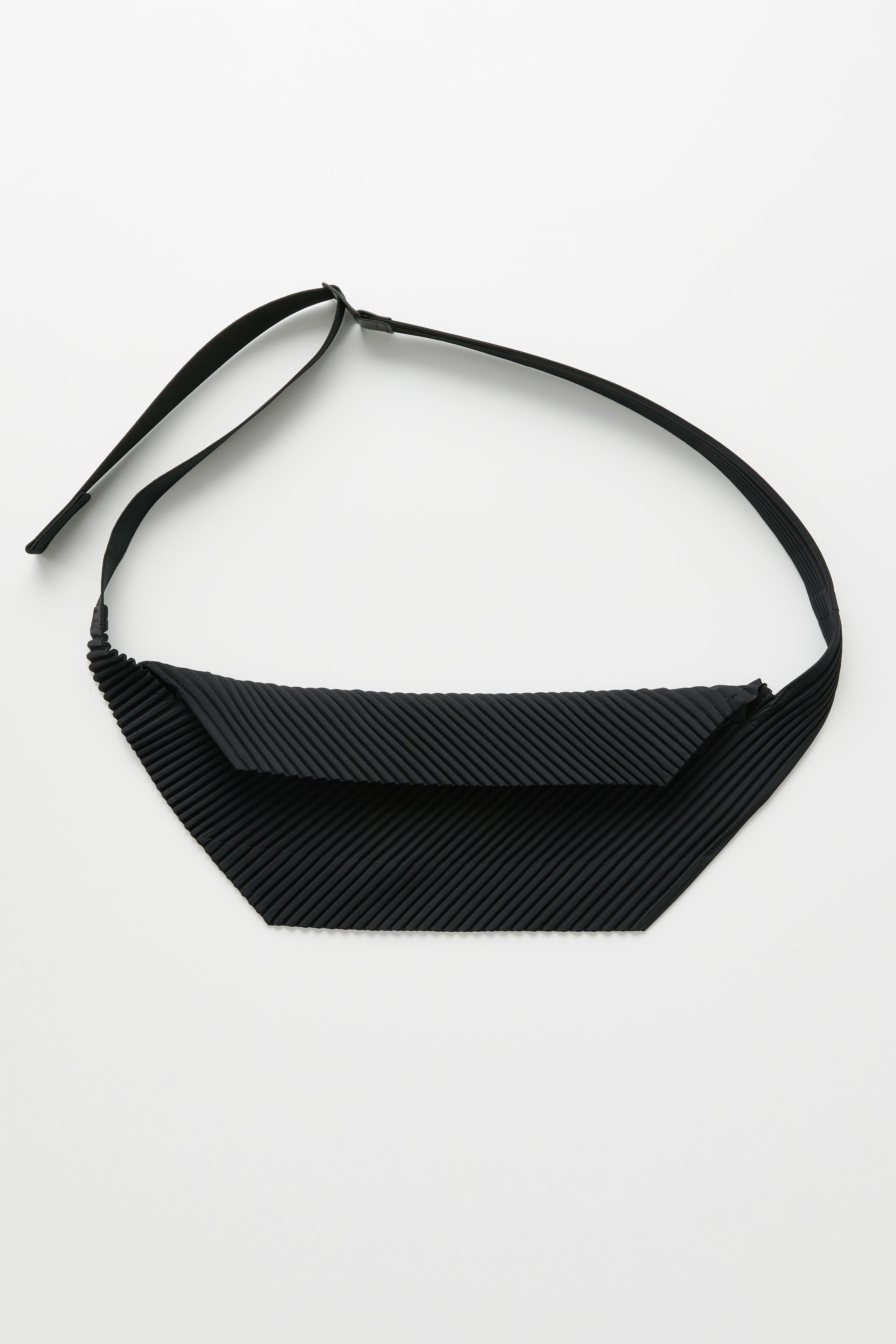 Homme Plissé Issey Miyake Pleats Crossbody Bag Black