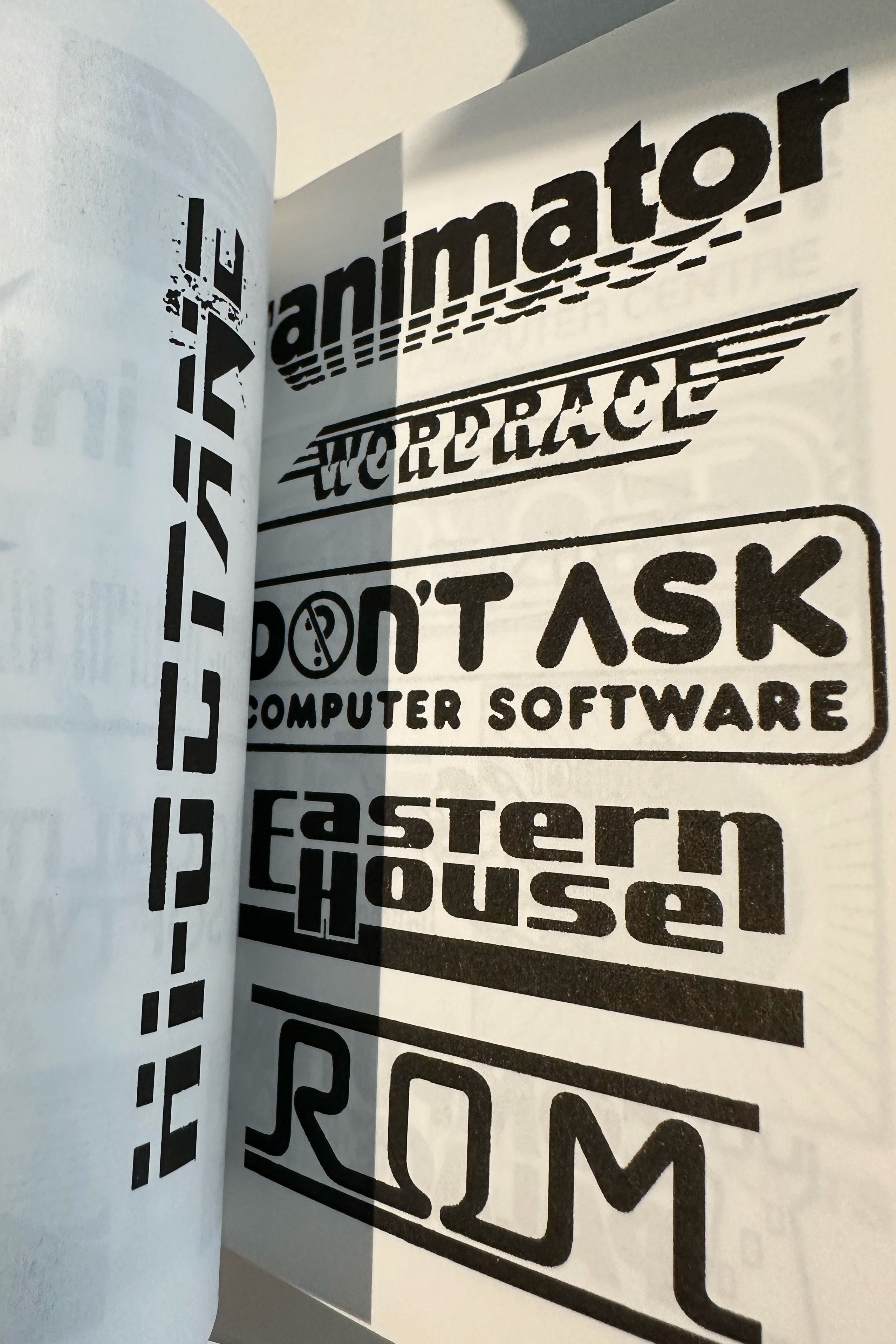 Logos Of The Early Computer Software Scene