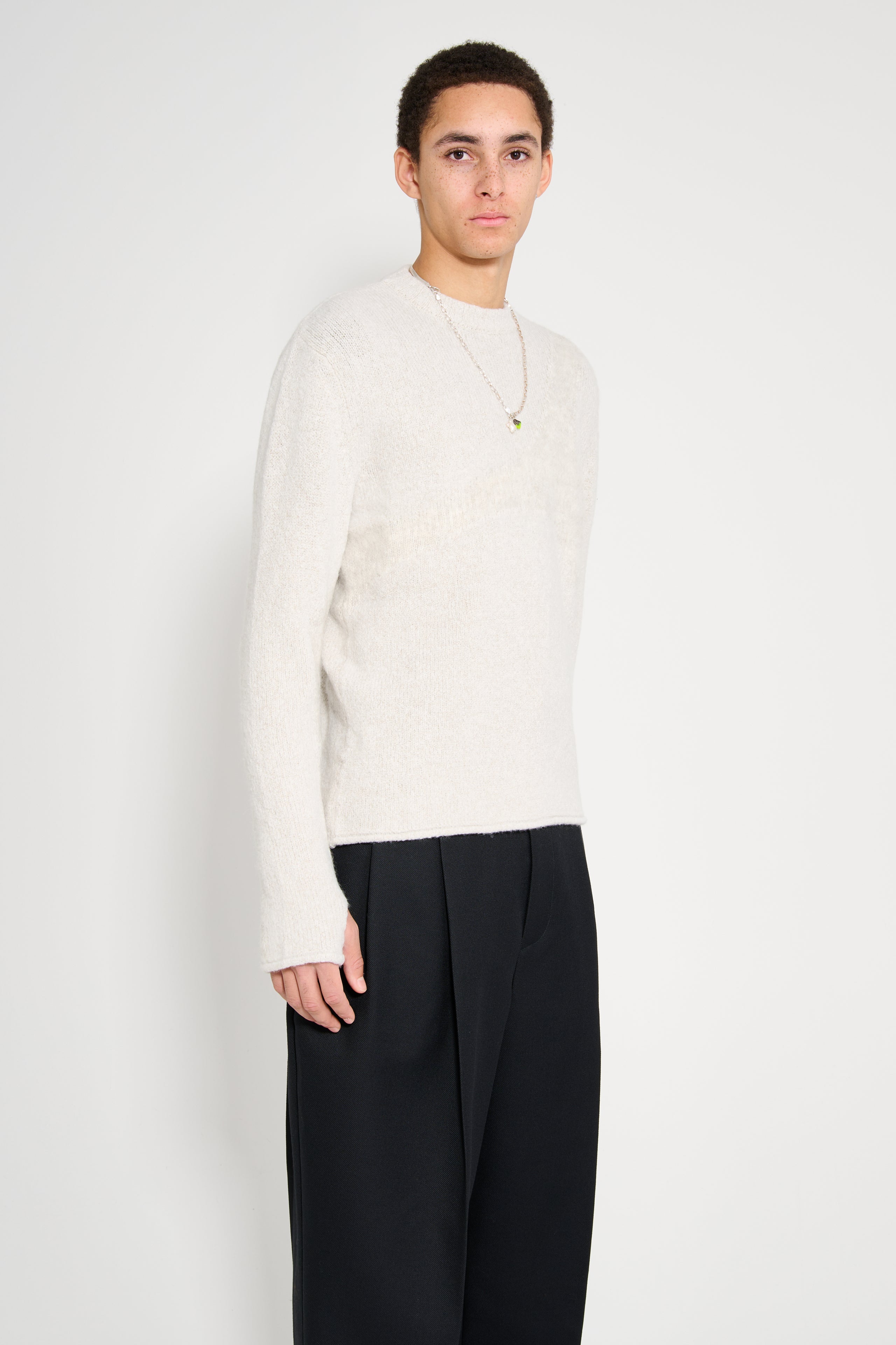 _J.L-A.L_ Stave Knit Chalk Grey