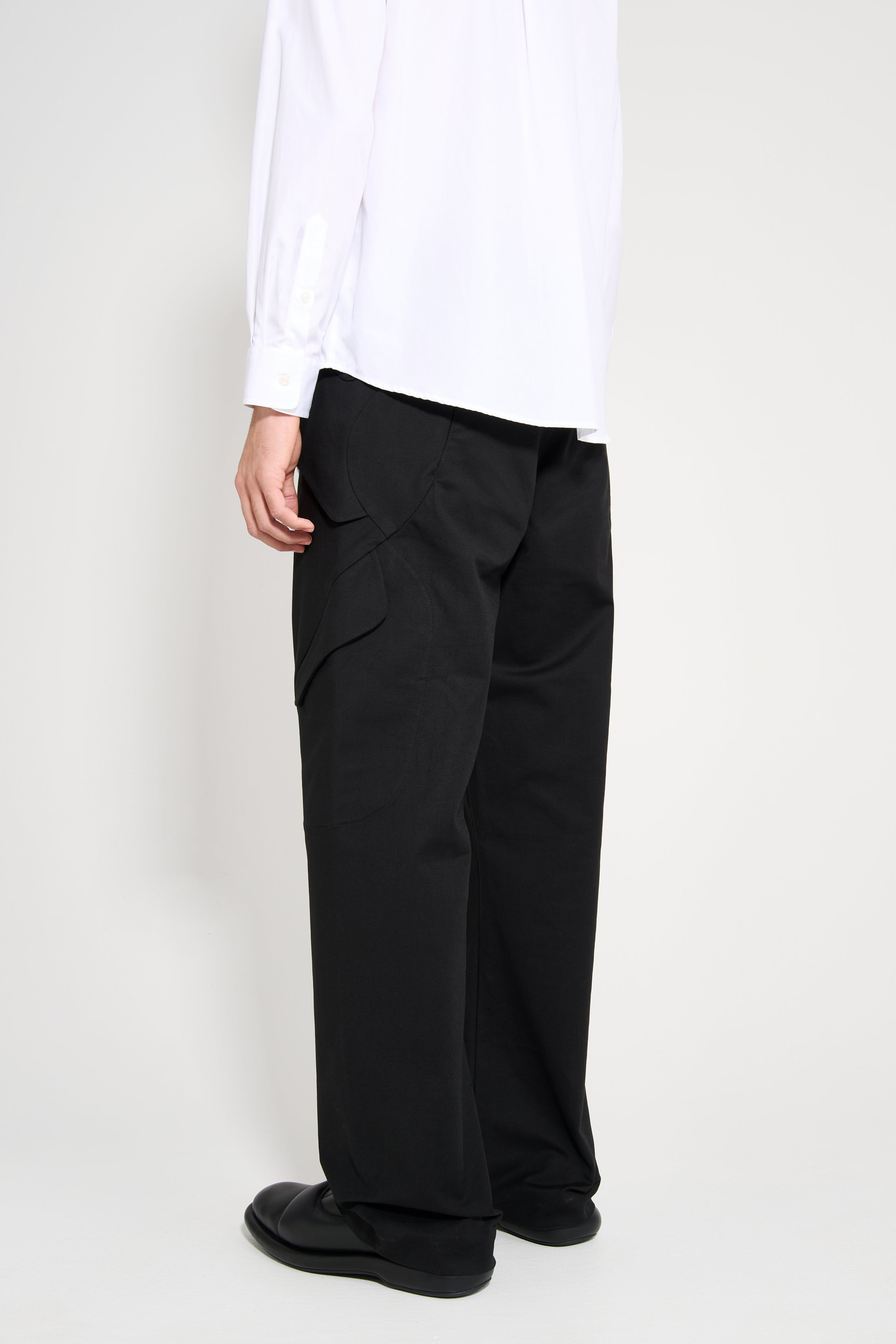 _J.L-A.L_ Brace Trousers Shungite Black