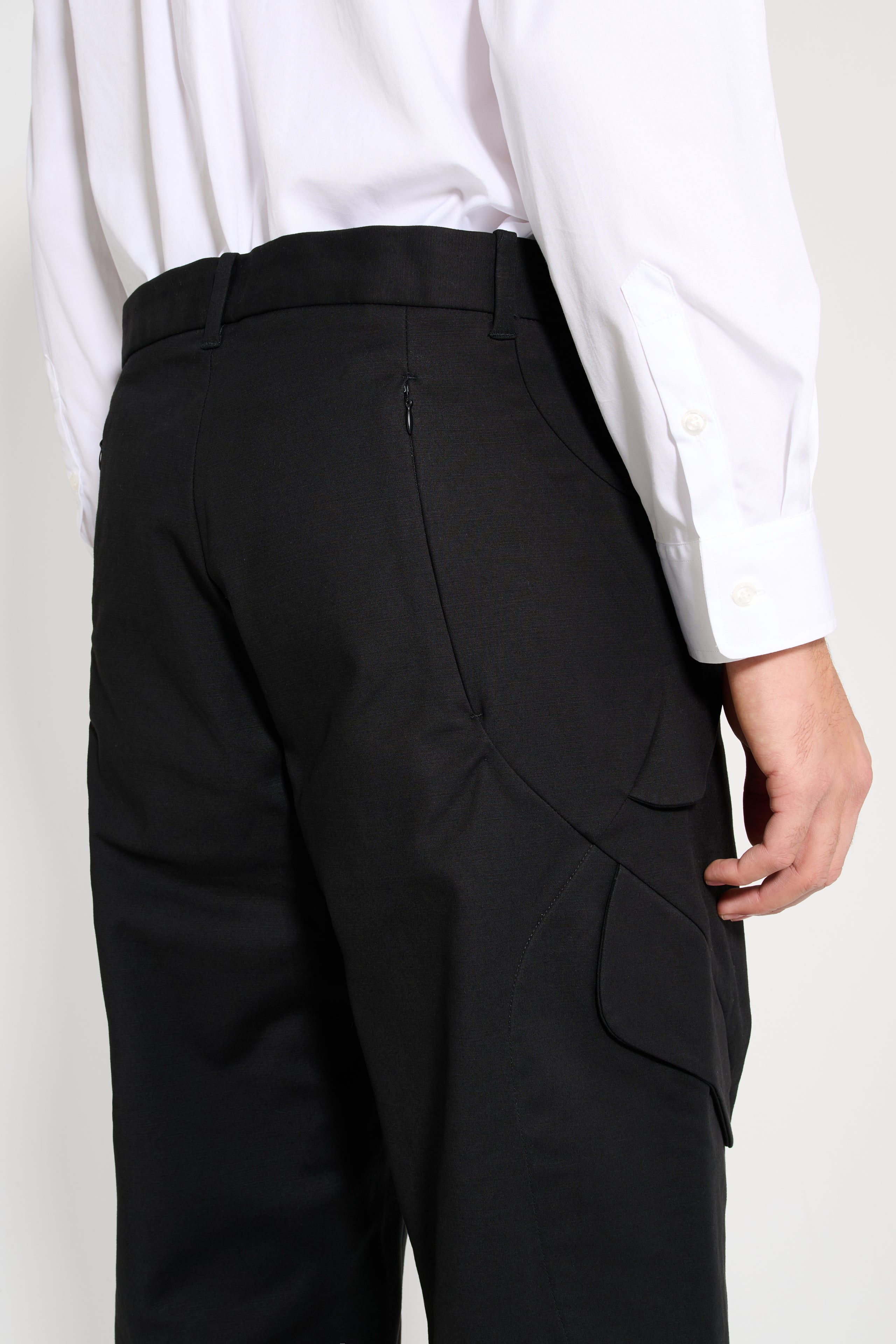 _J.L-A.L_ Brace Trousers Shungite Black