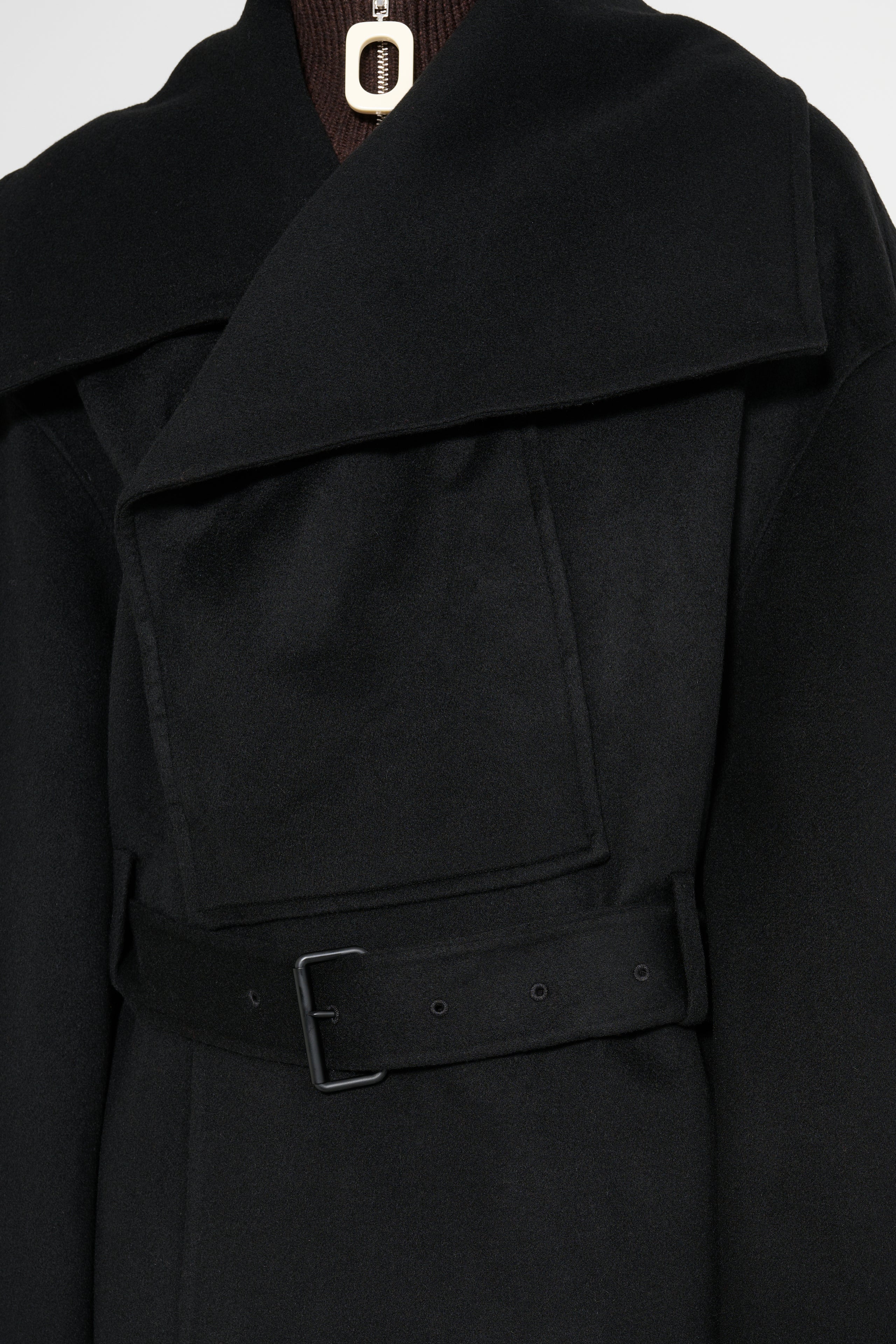 JW Anderson Wrap Coat Black