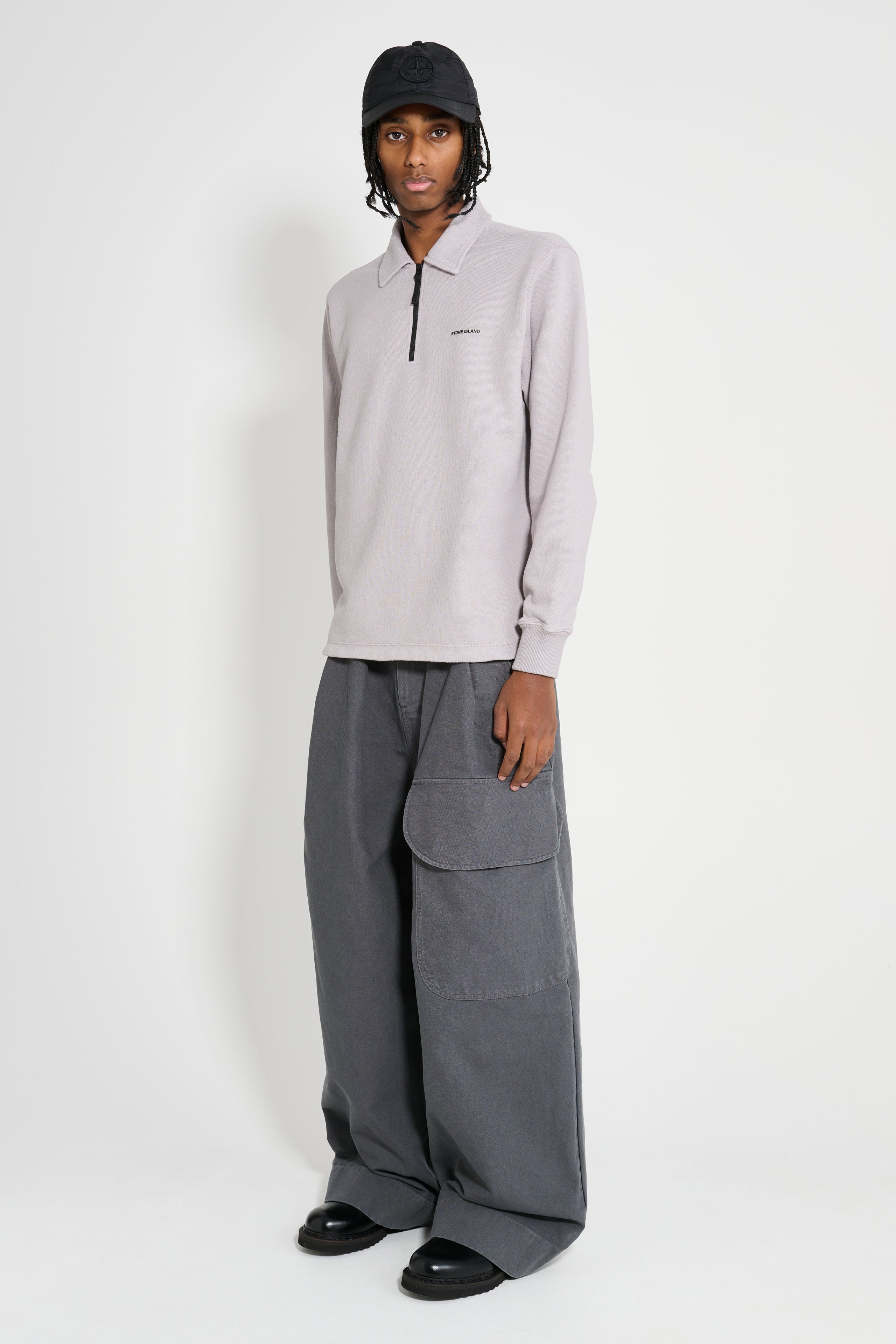 JW Anderson Relaxed Cargo Trousers Grey