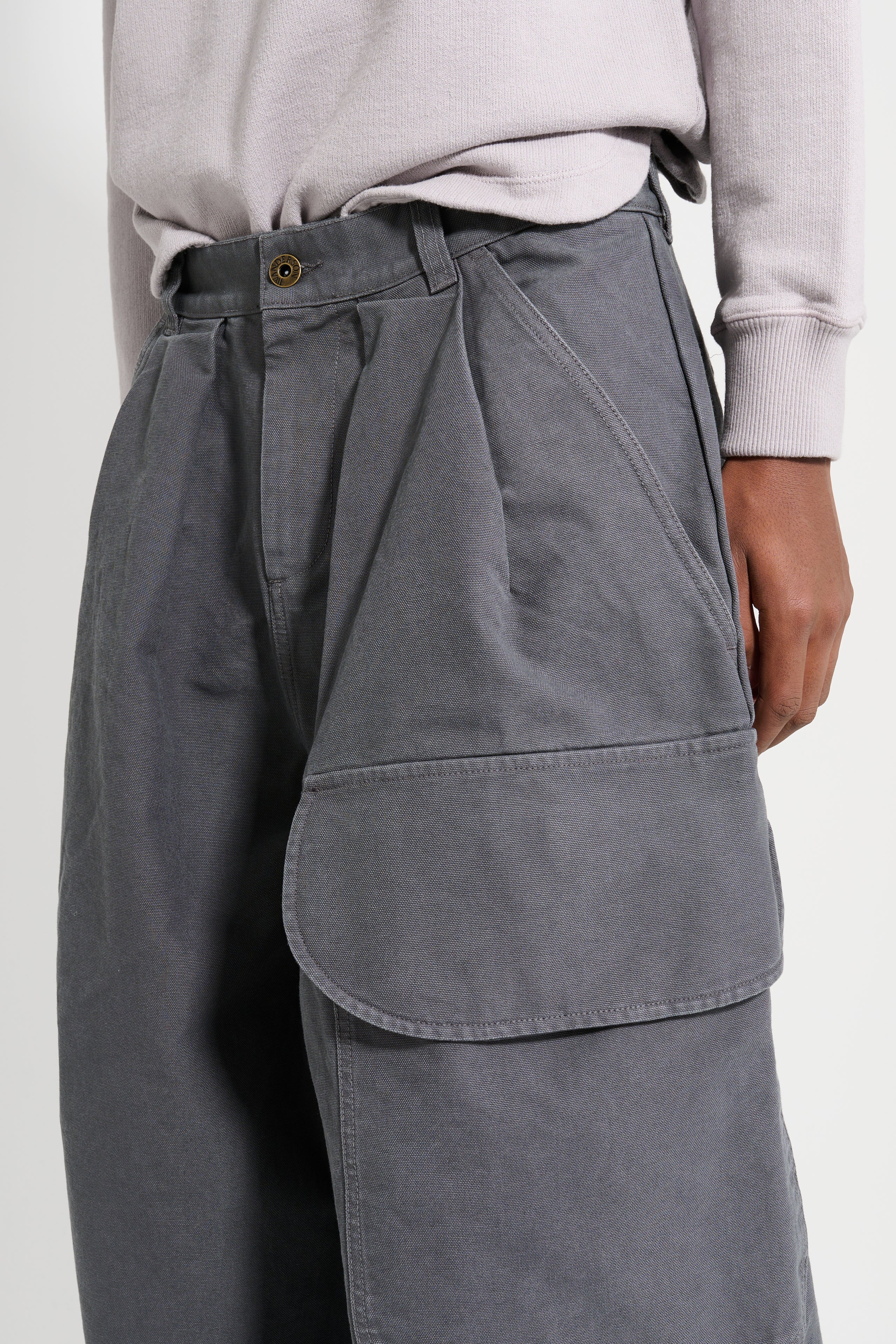 JW Anderson Relaxed Cargo Trousers Grey