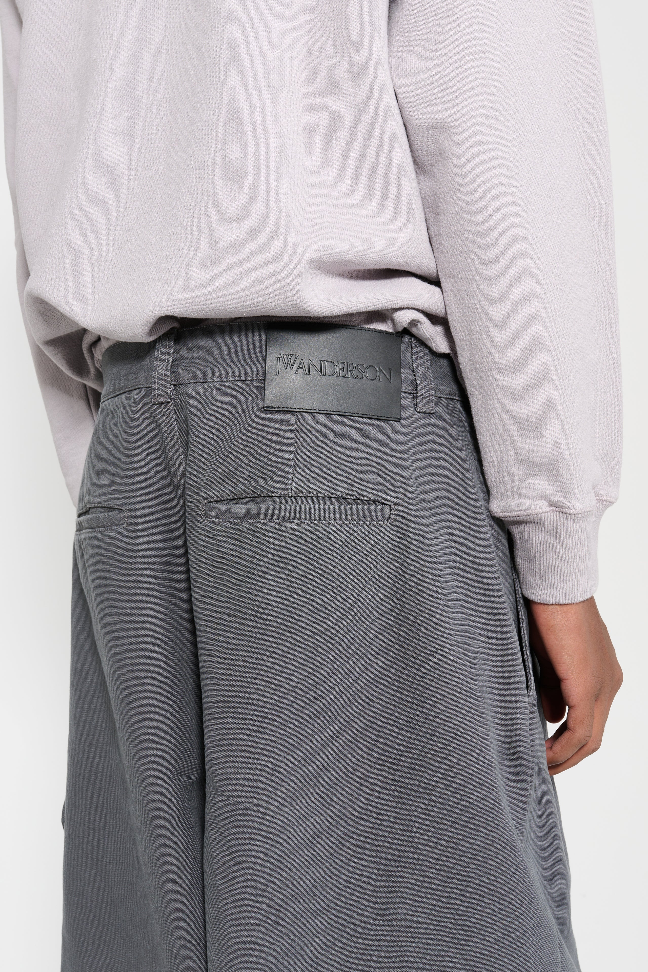 JW Anderson Relaxed Cargo Trousers Grey