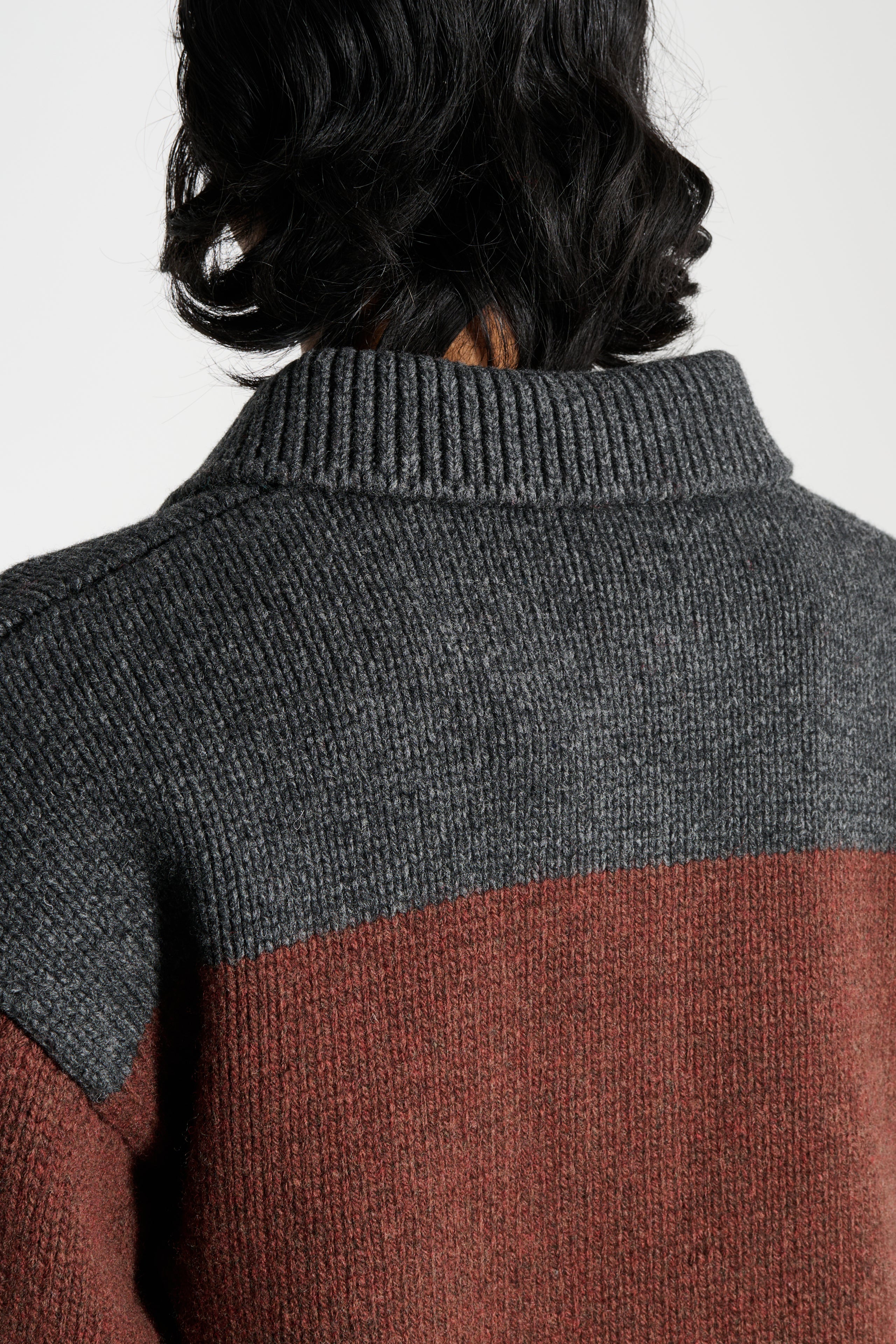 JW Anderson House Polo Jumper Dark Brown