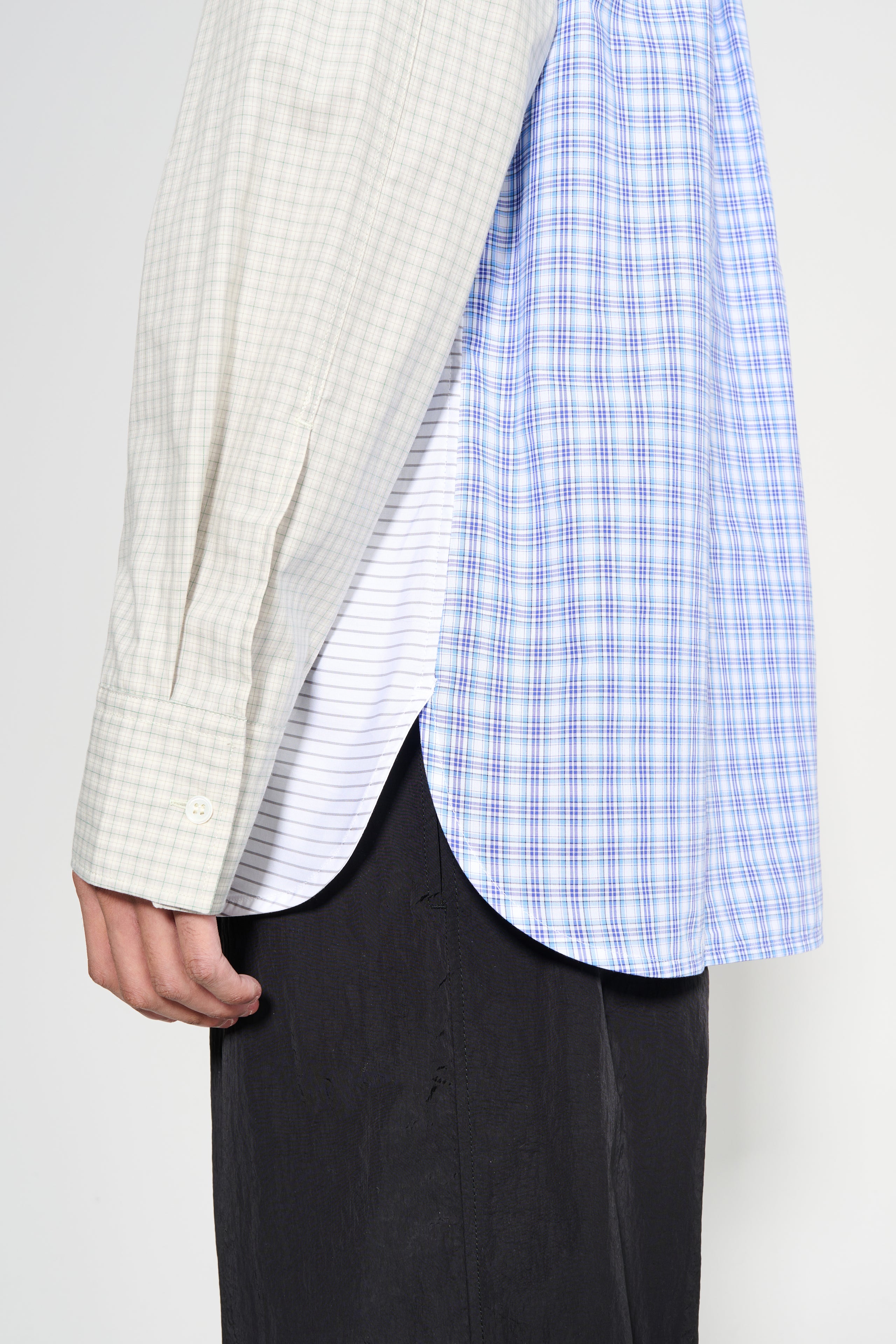 JW Anderson Patchwork Shirt Blue / Multi