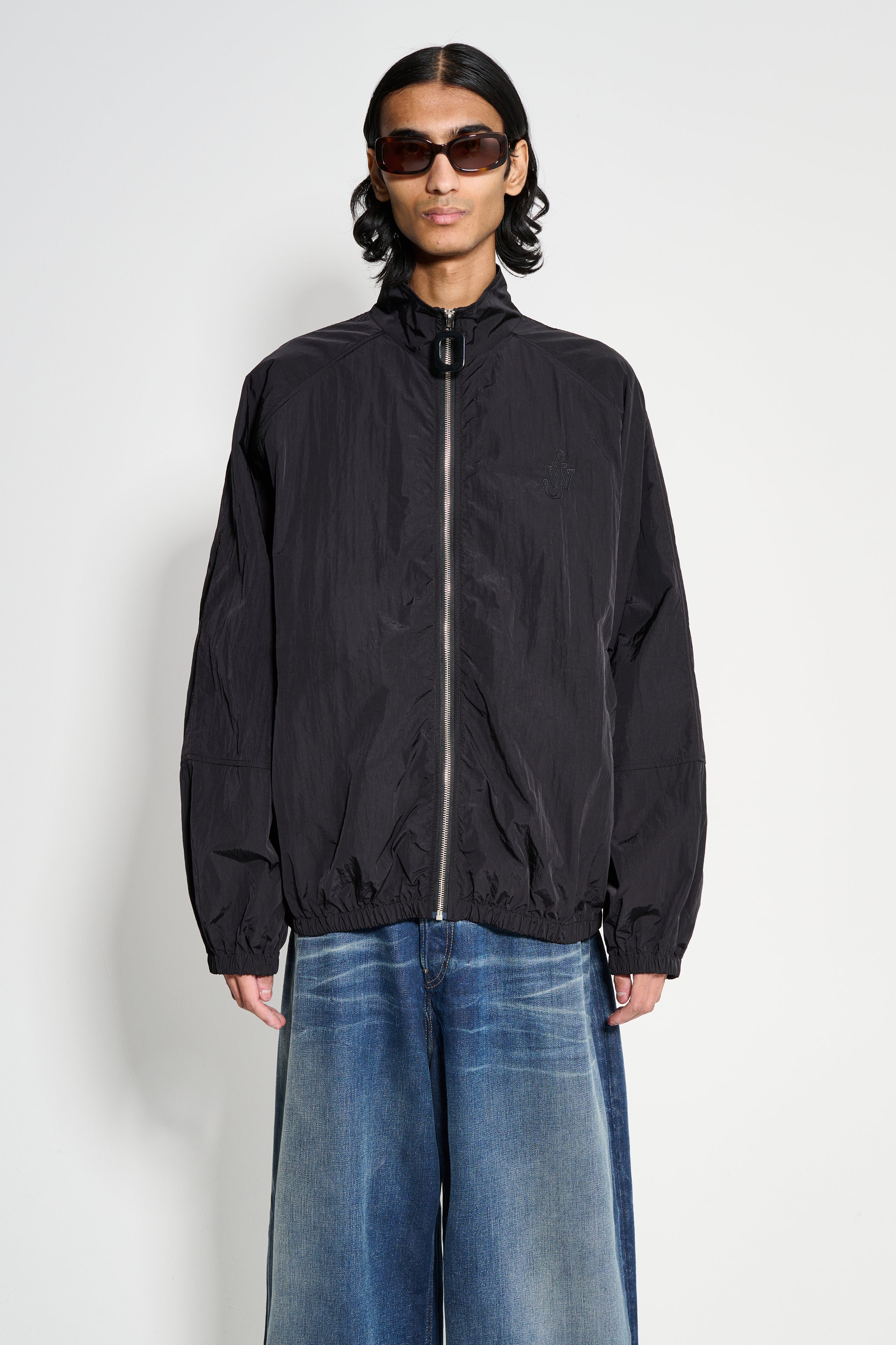 JW Anderson Raglan Sleeve Track Jacket Black