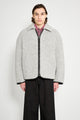 JW Anderson Contrast Trim Casual Jacket Grey Melange