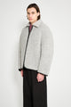 JW Anderson Contrast Trim Casual Jacket Grey Melange