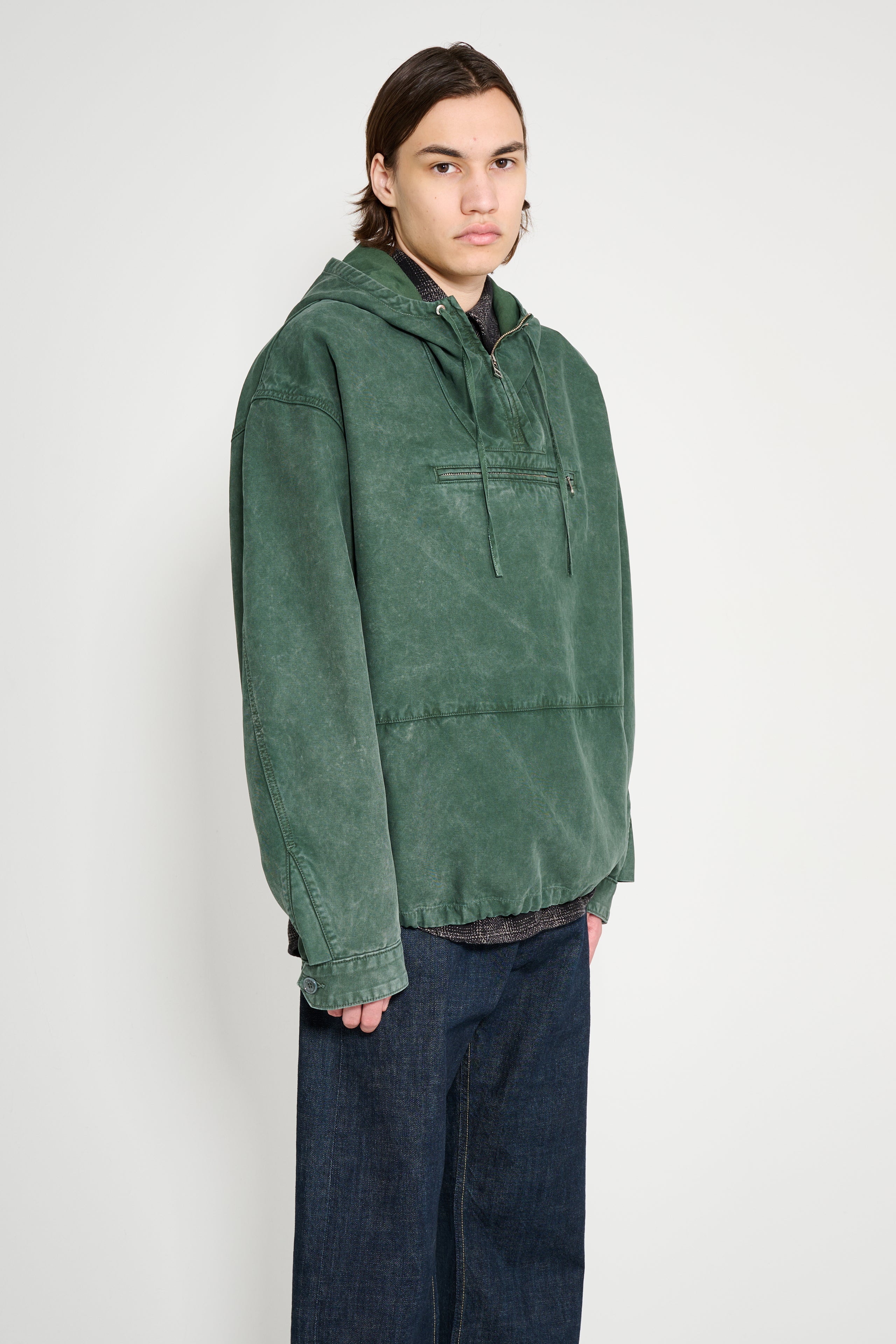 JW Anderson Garment Dye Anorak Pine