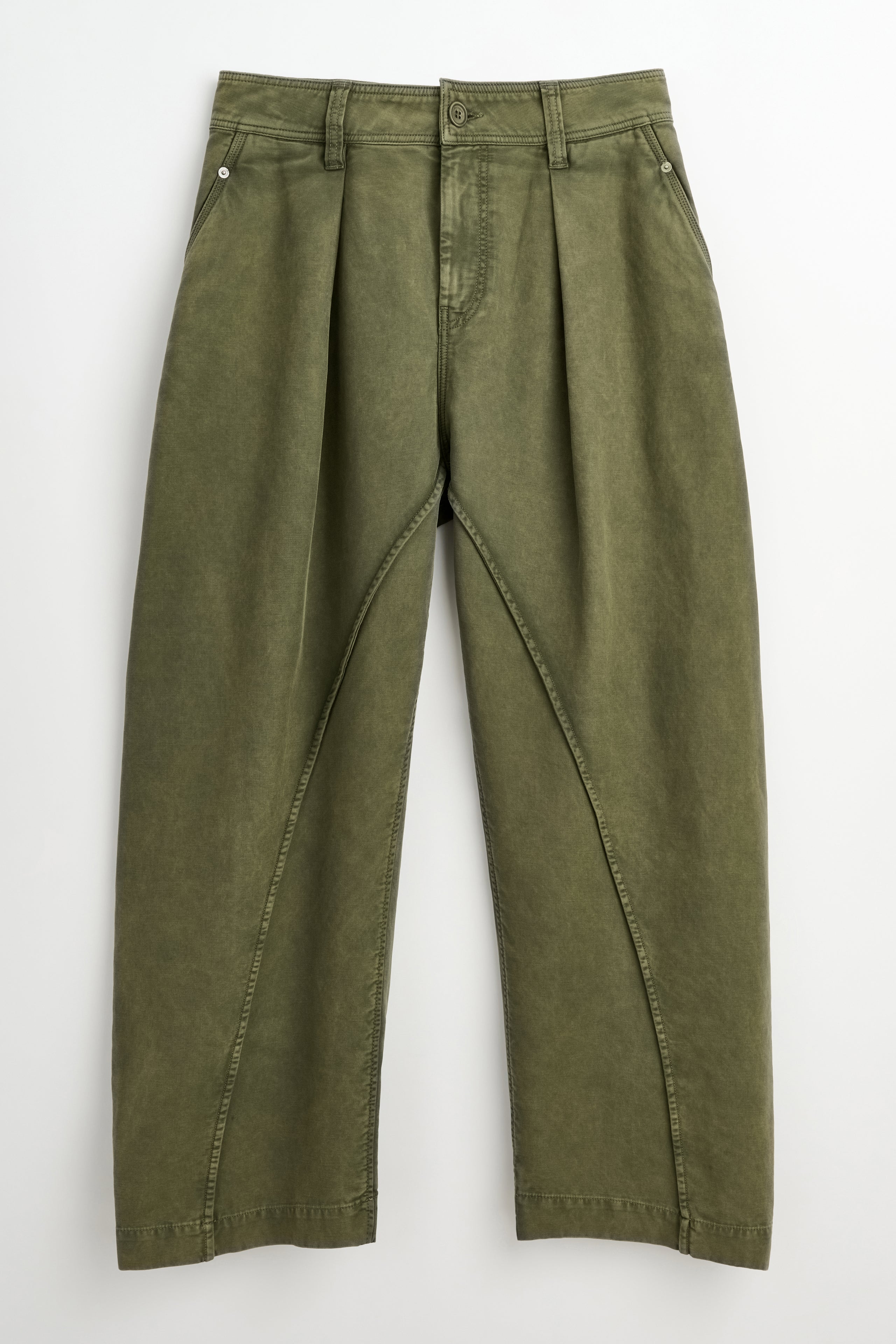 JW Anderson Twisted Seam Trousers Olive