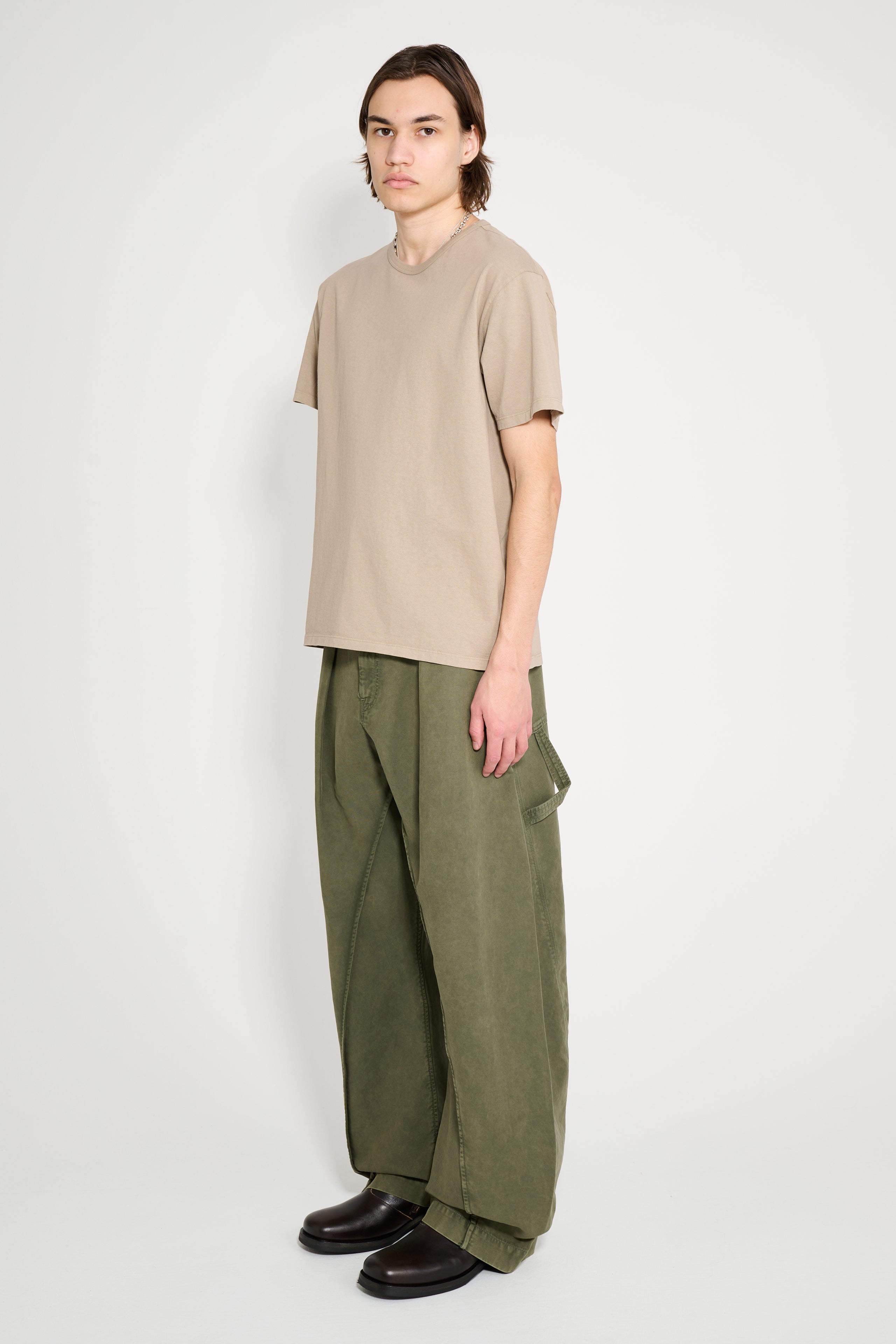 JW Anderson Twisted Seam Trousers Olive
