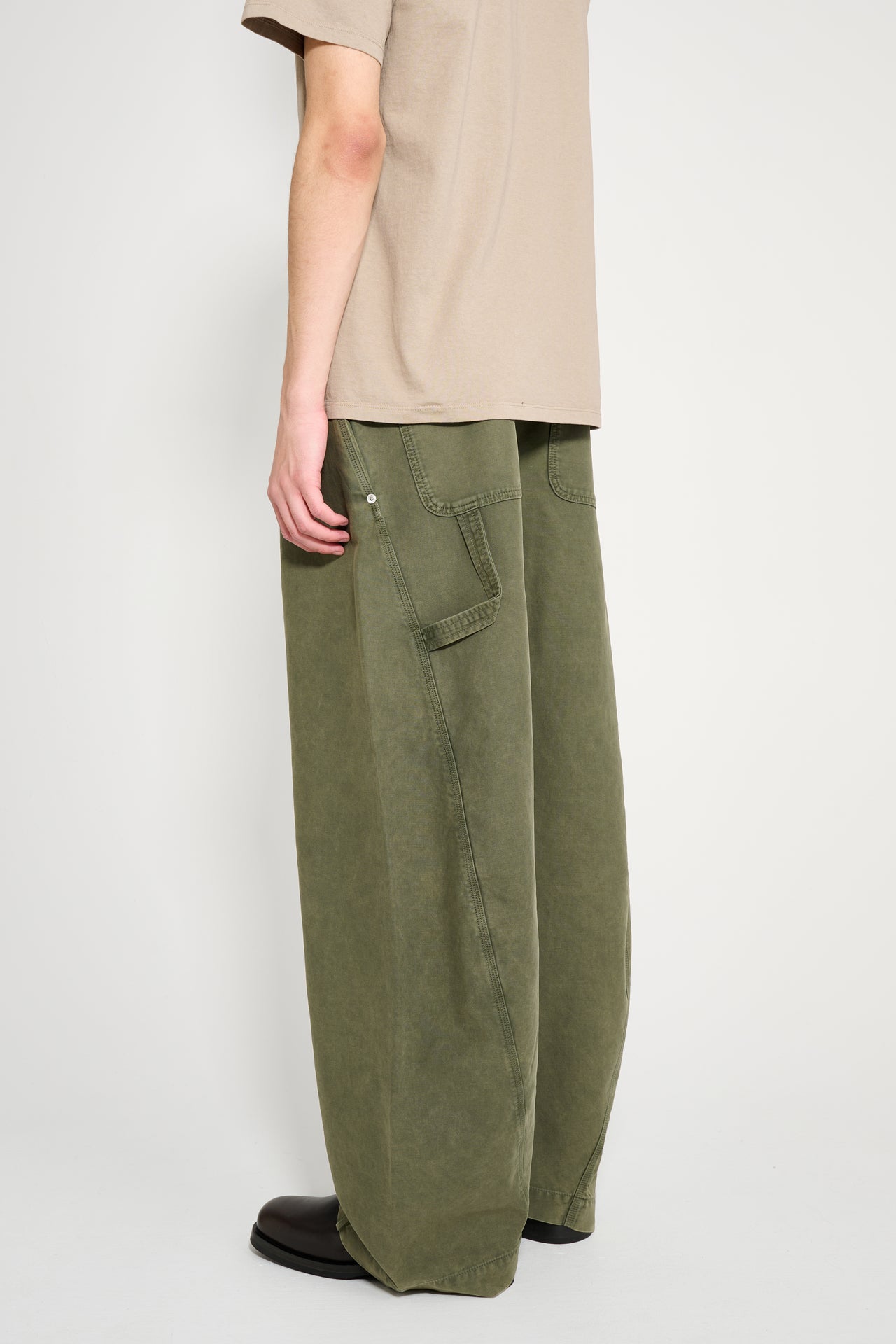 JW Anderson Twisted Seam Trousers Olive