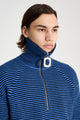 JW Anderson Half Zip Jumper Blue / Black