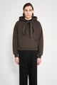 JW Anderson Tied Bow Hoodie Dark Brown Melange