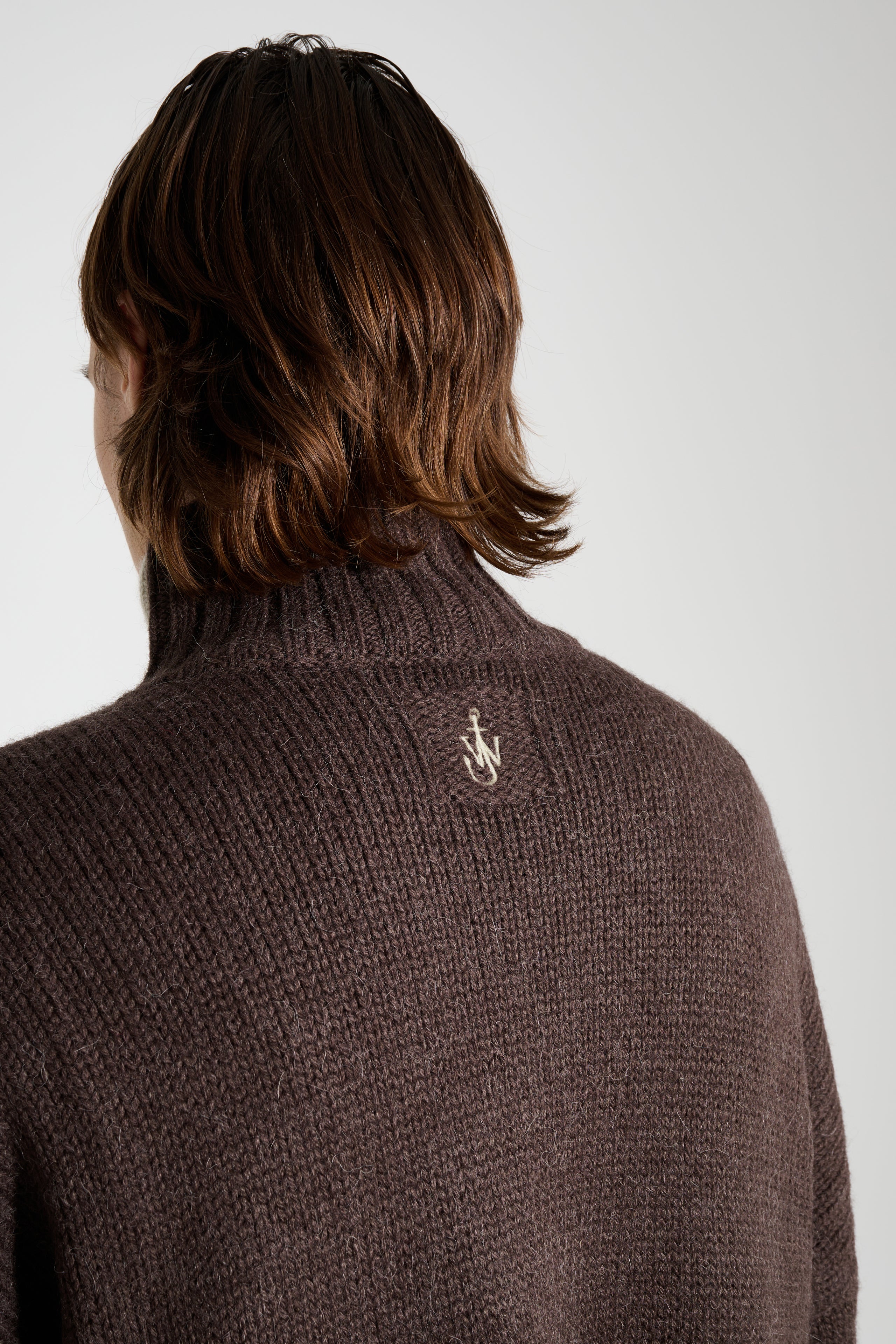 JW Anderson Two Tone Patch Pocket Jumper Nougat / Chocolate