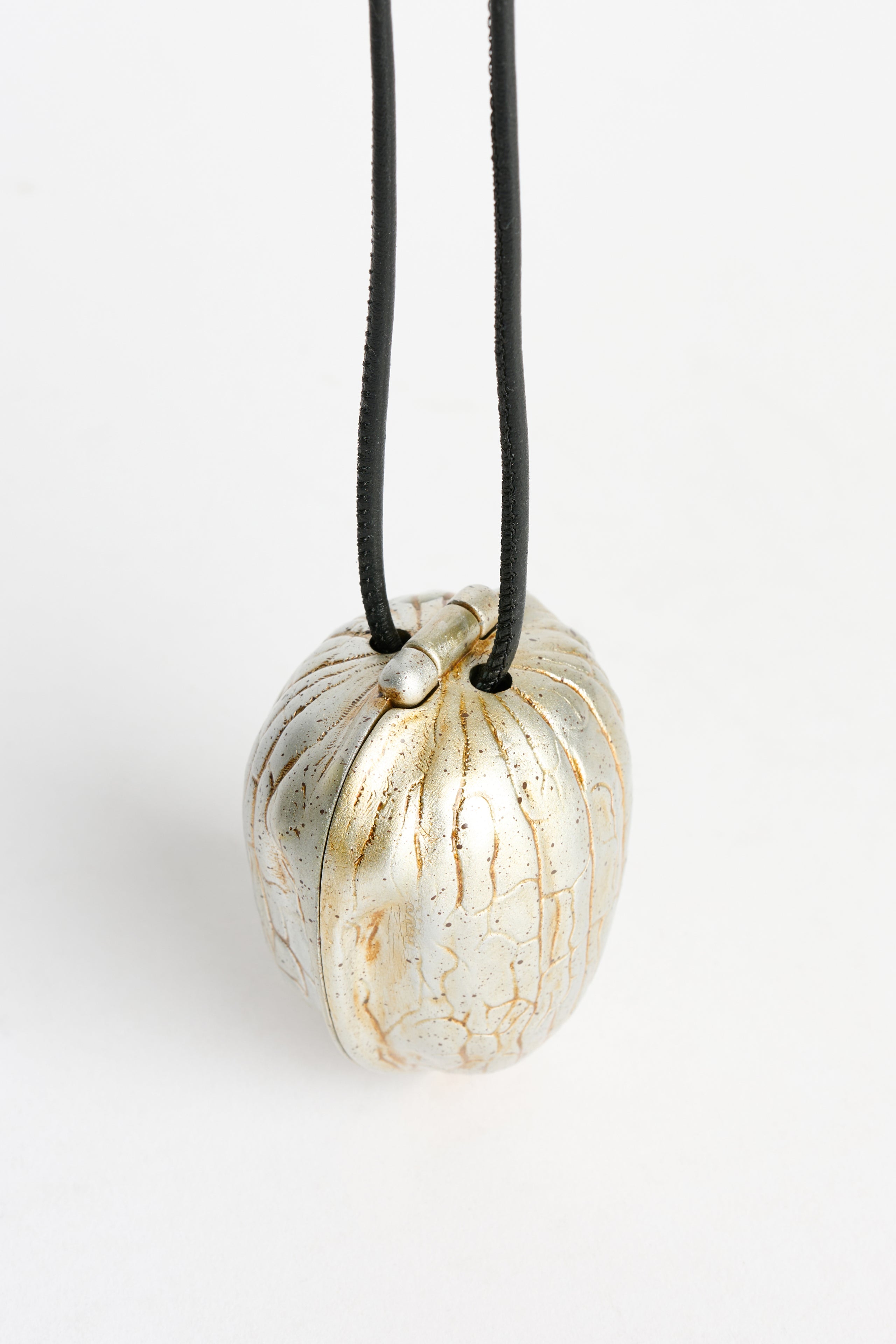 JW Anderson Walnut Keyring Aged Gold