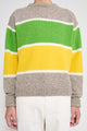 JW Anderson Stripe Crew Neck Jumper Beige Melange