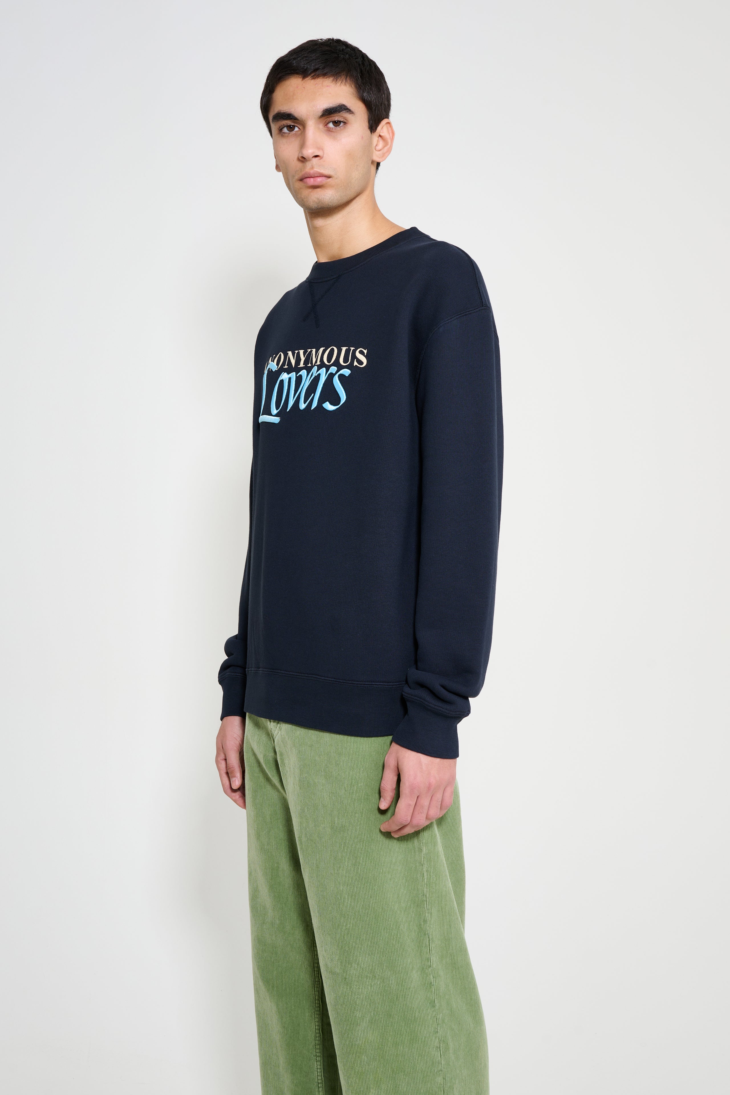 JW Anderson Anonymous Lovers Sweatshirt Washed Black