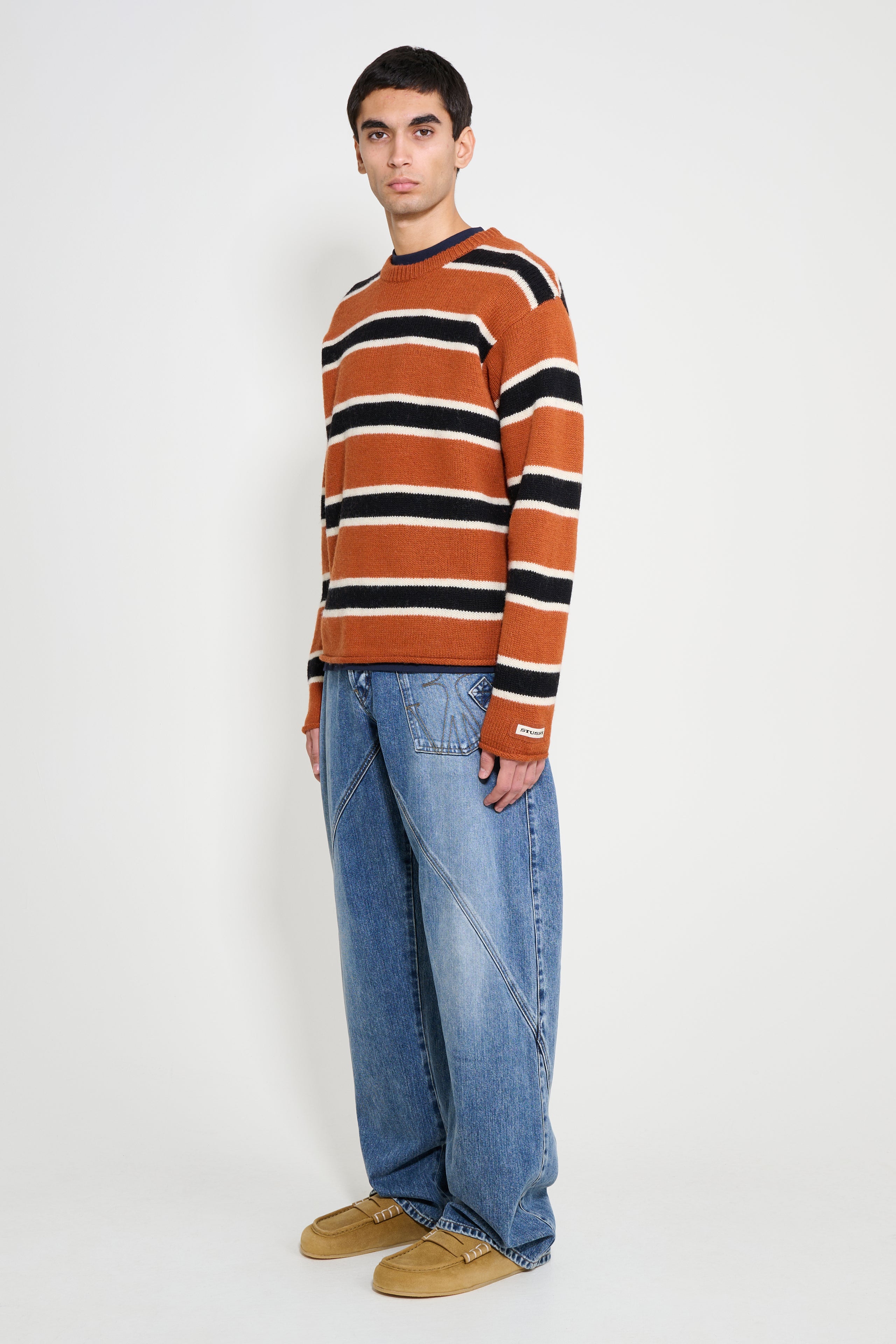 JW Anderson Twisted Workwear Jeans Mid Blue