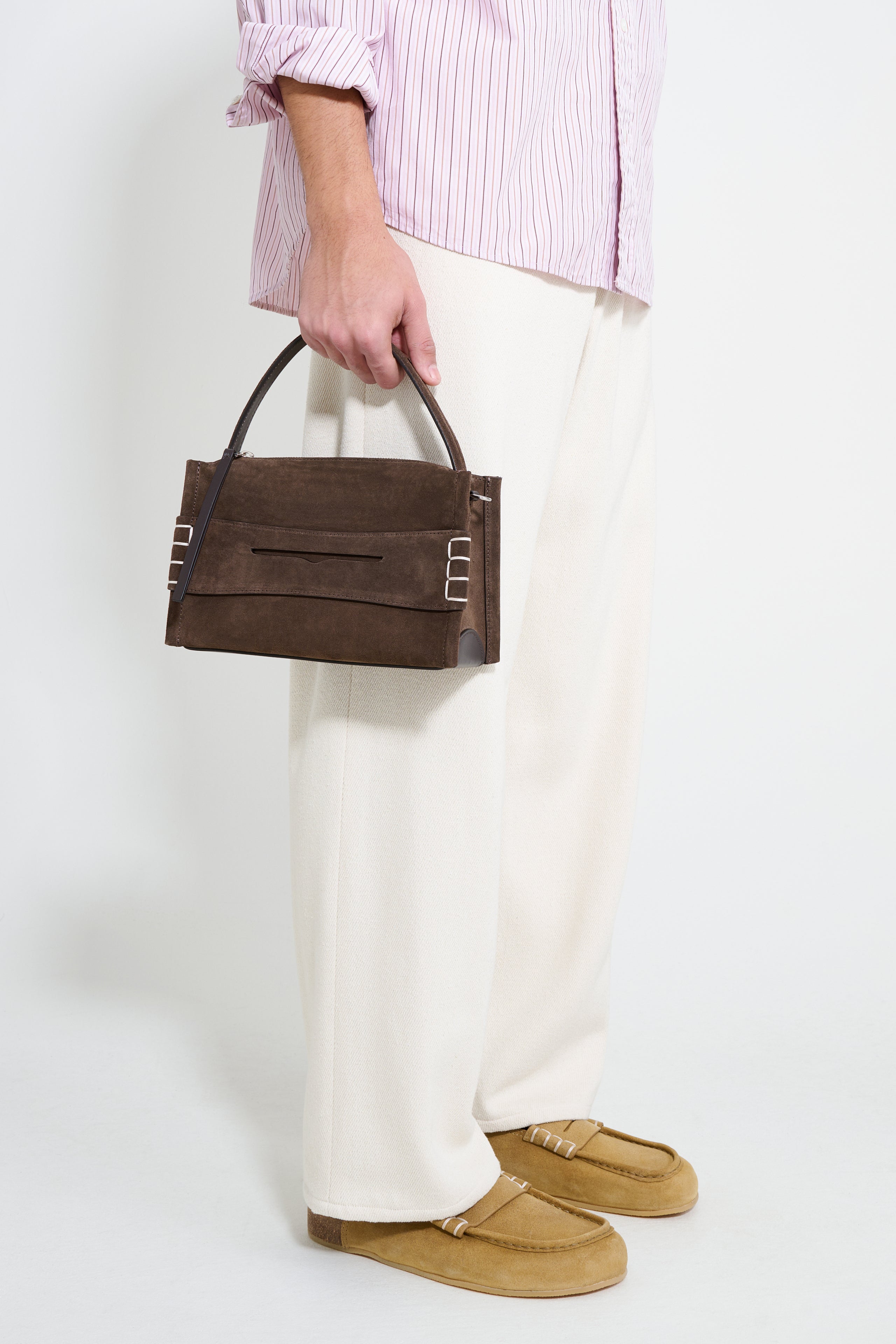 JW Anderson Small Loafer Bag Brown