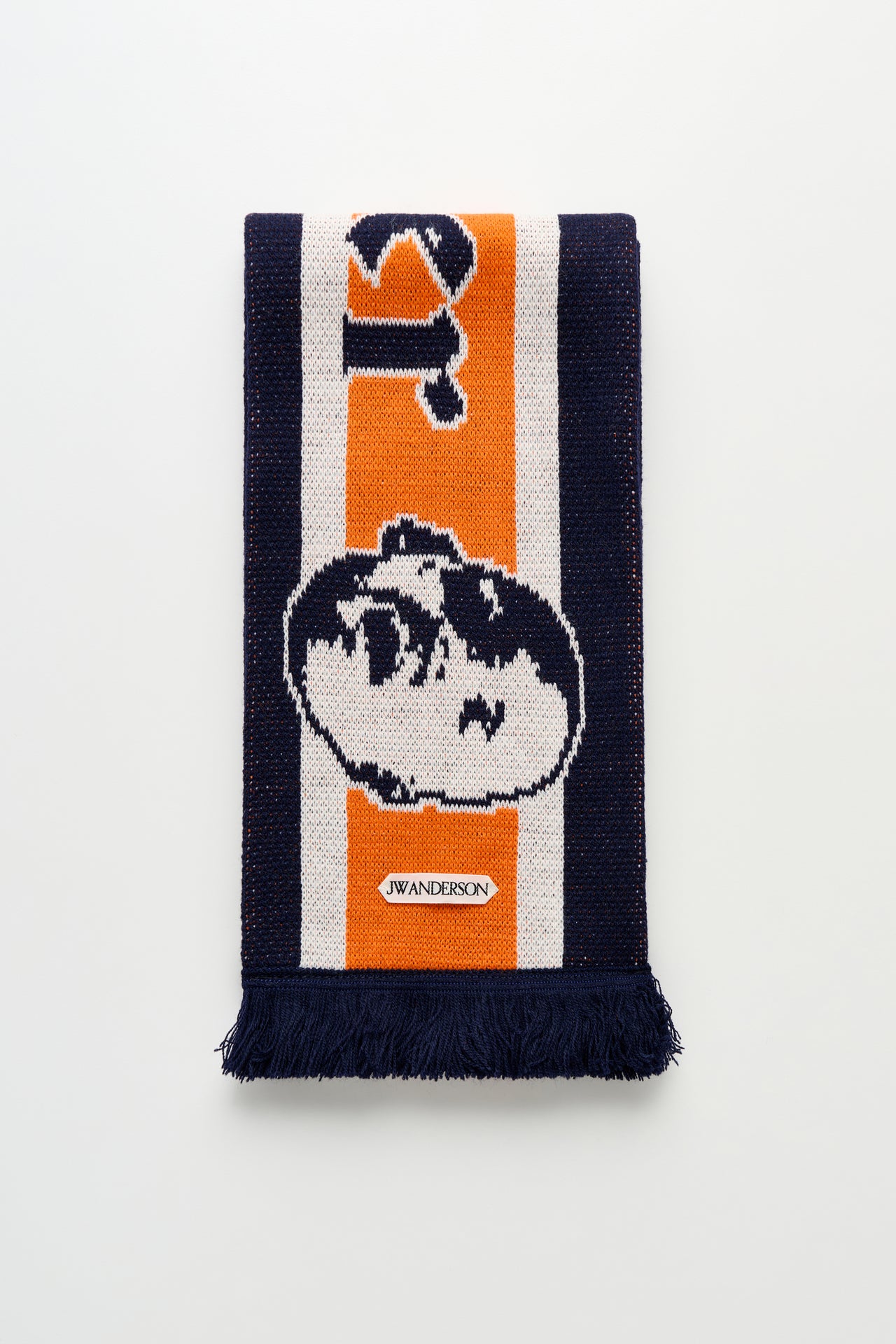 JW Anderson Winner Football Scarf Orange