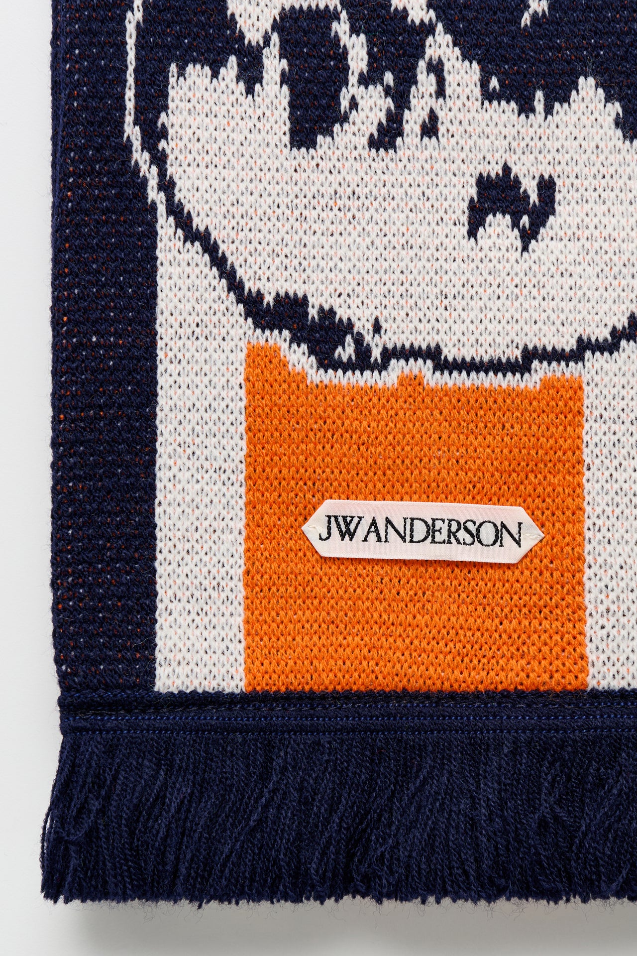 JW Anderson Winner Football Scarf Orange