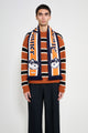 JW Anderson Winner Football Scarf Orange