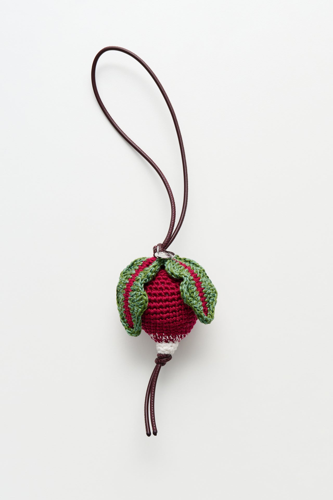 JW Anderson Radish Charm Burgundy