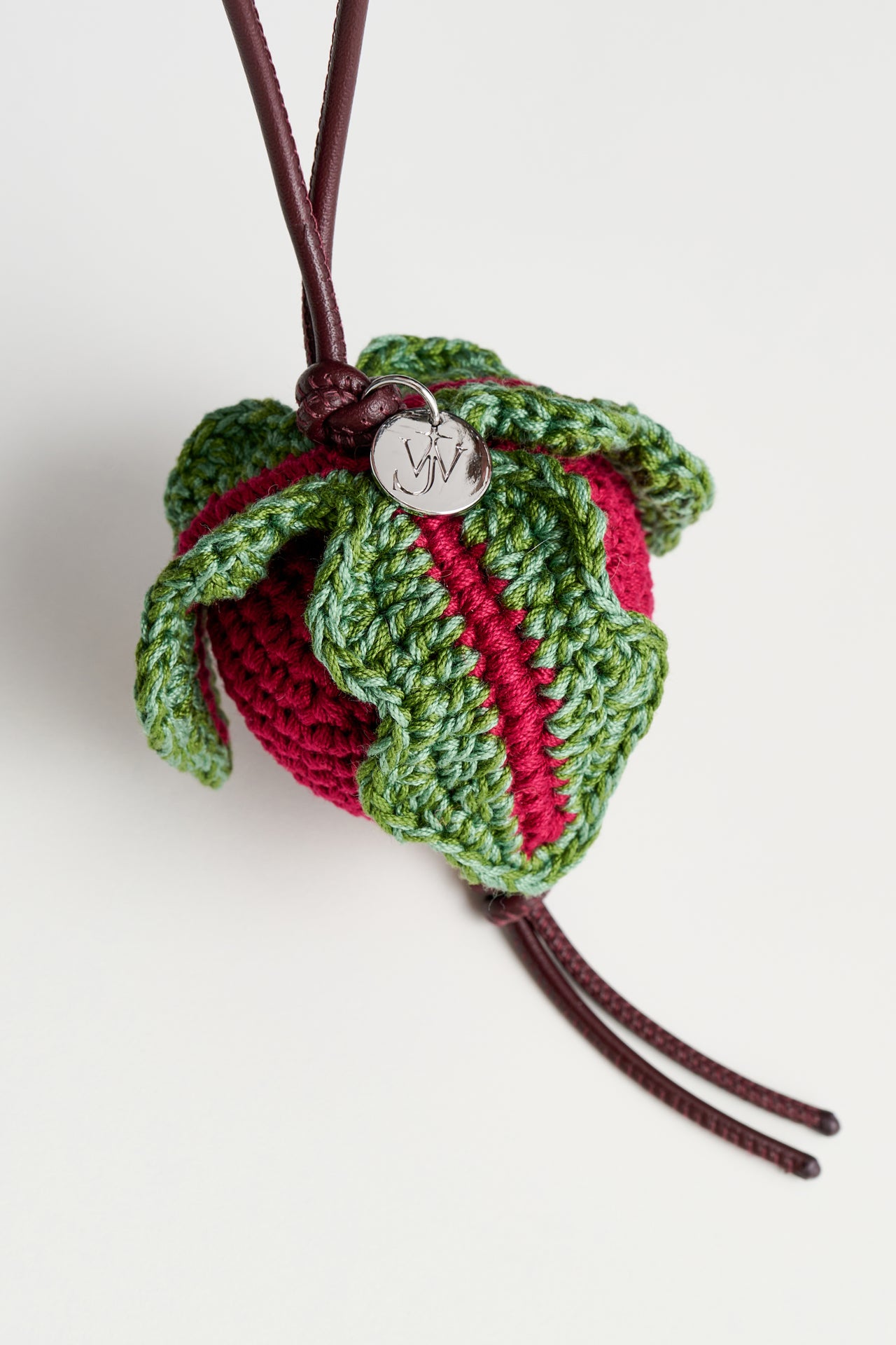 JW Anderson Radish Charm Burgundy