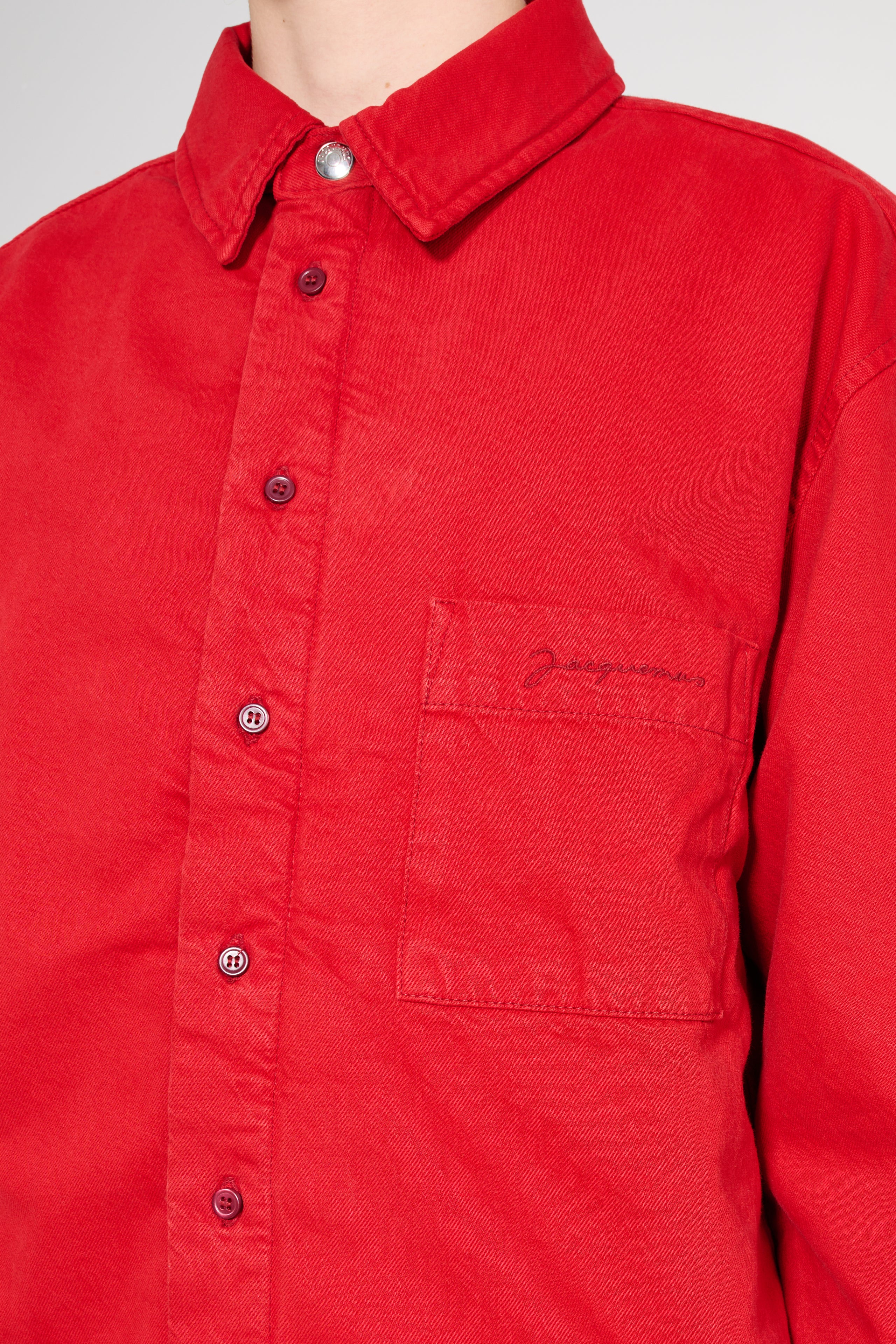 Jacquemus La Chemise Boulanger Red