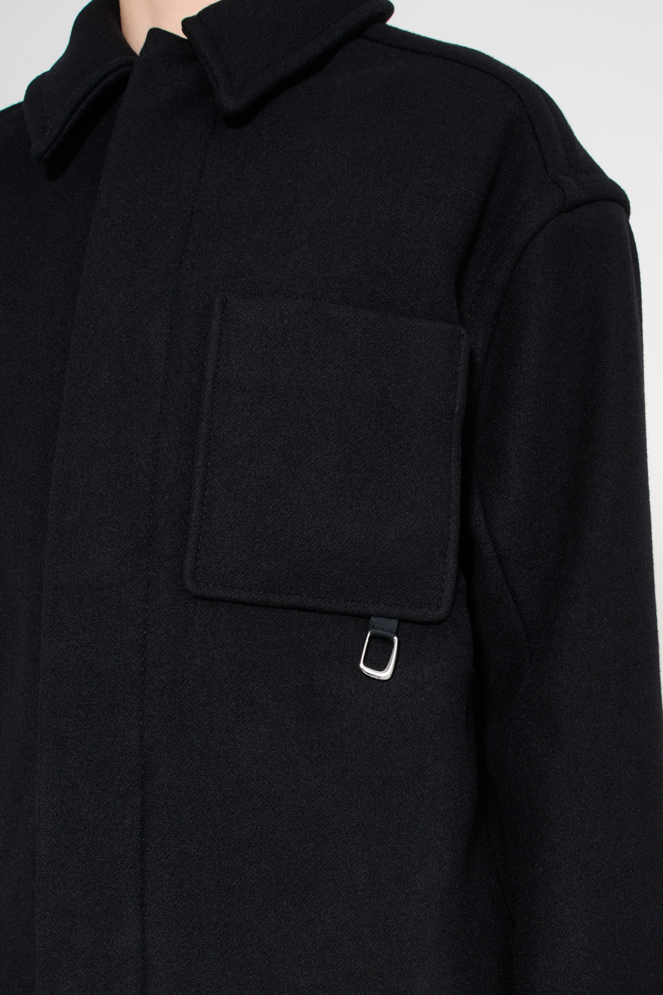 Jacquemus Le Manteau Court Black