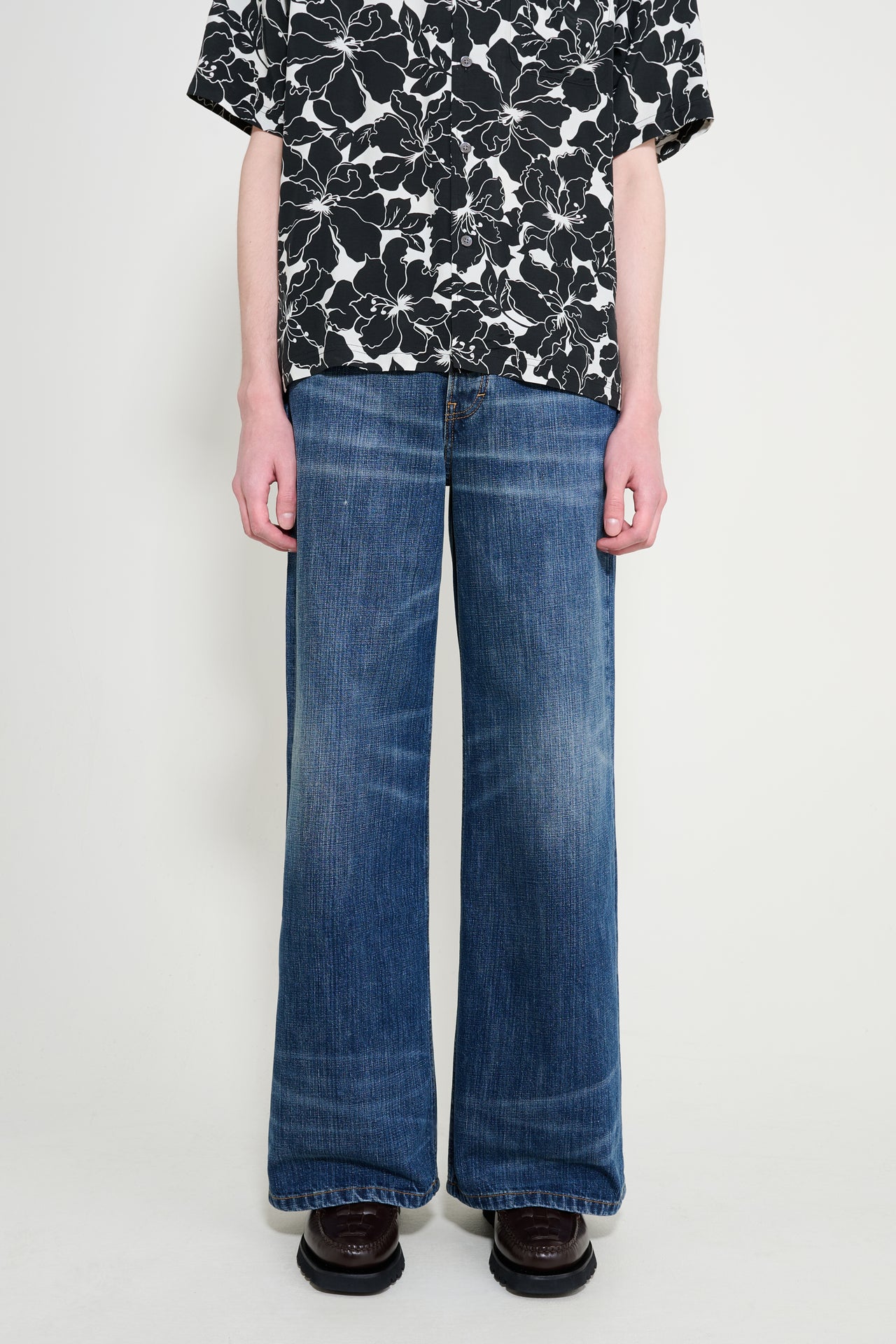 Jeanerica Gion Dark Blue Righe