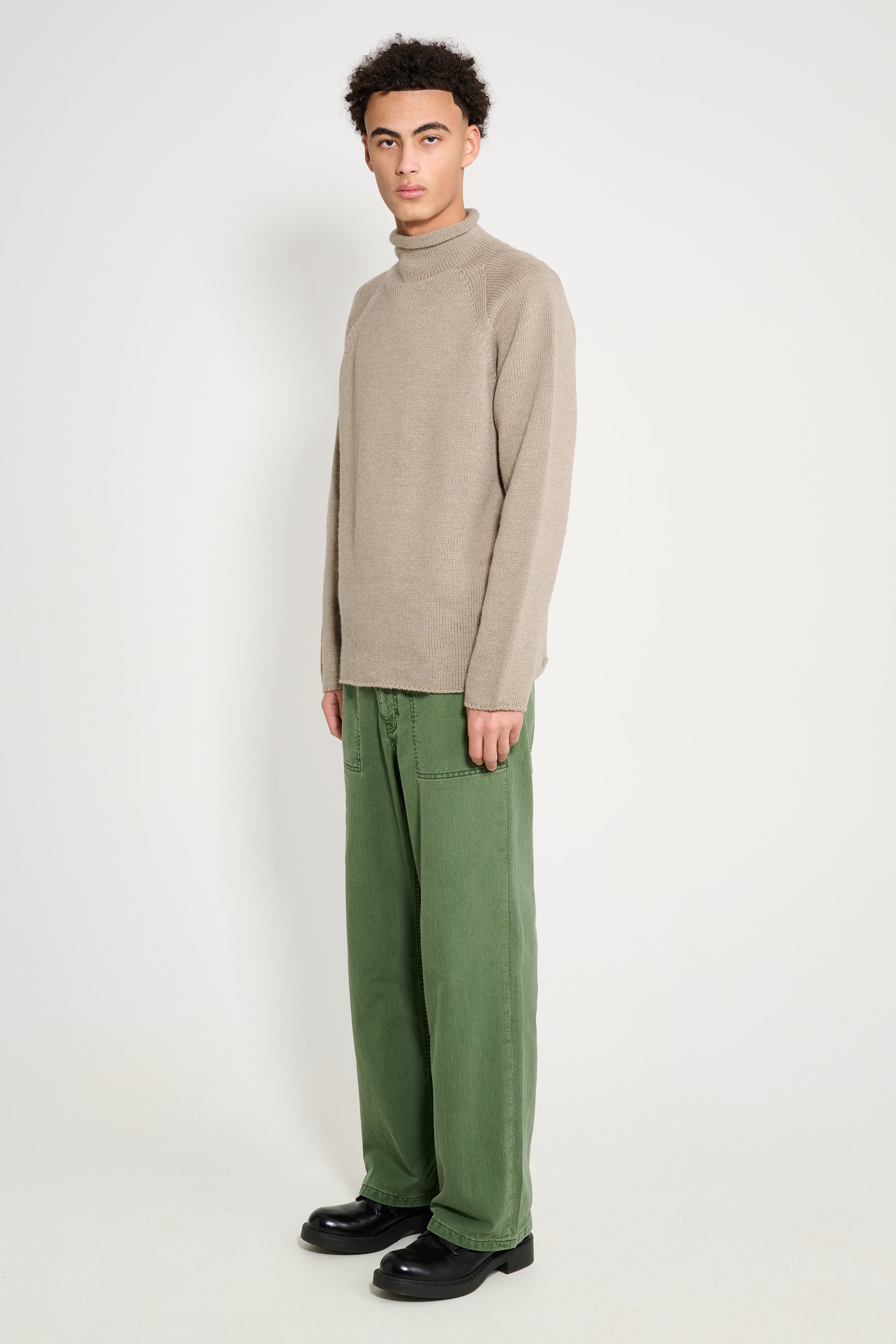 Jeanerica Genua Worker Chino Chevron Green