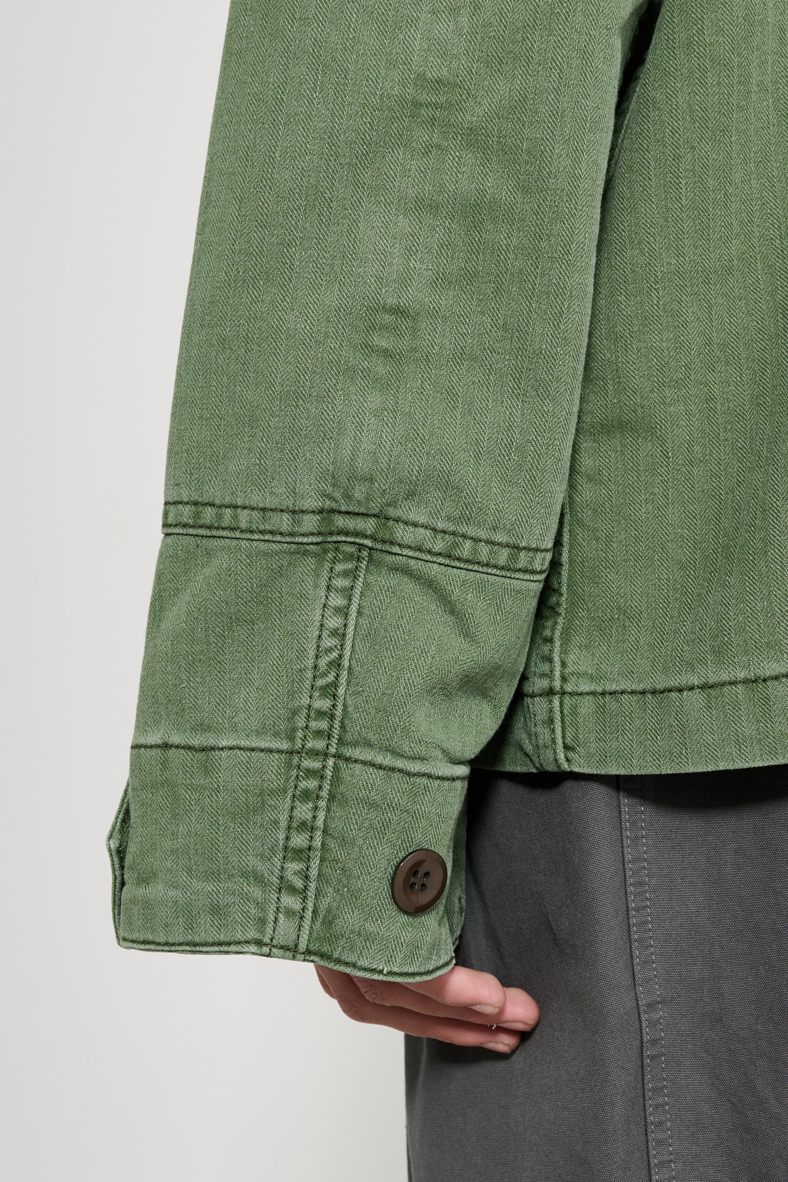 Jeanerica Luc Chevron Green