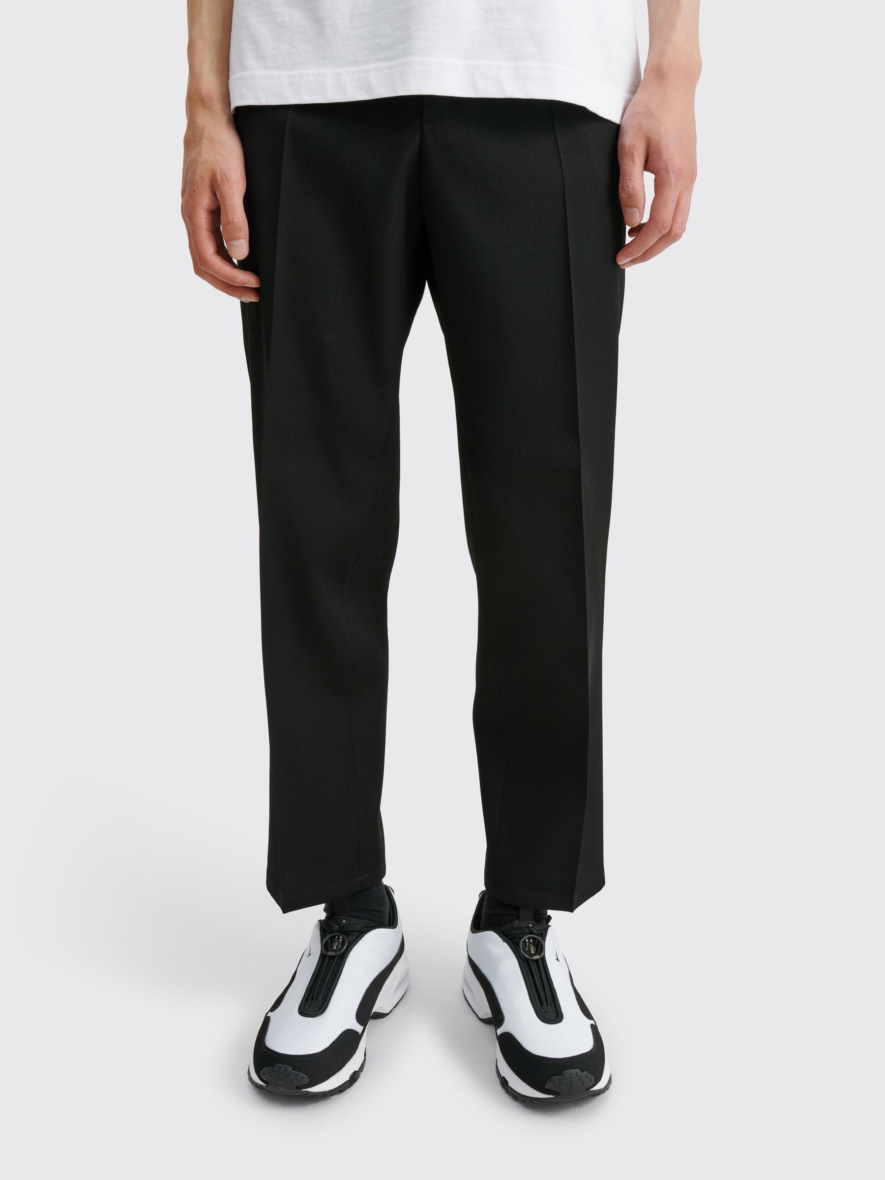 Jil Sander Light Wool Gabardine Trousers Black