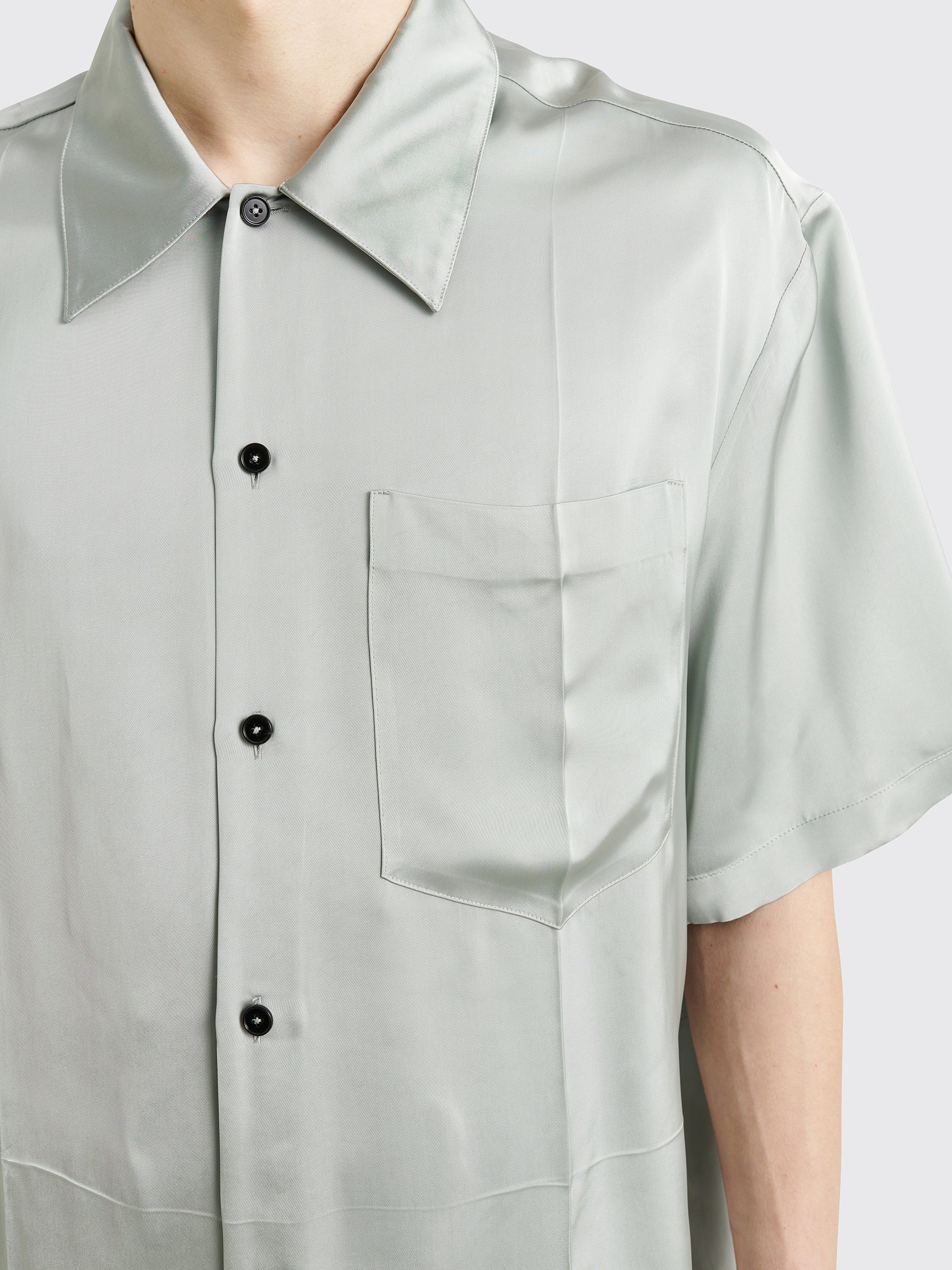 Jil Sander Relaxed Rayon Shirt Grey