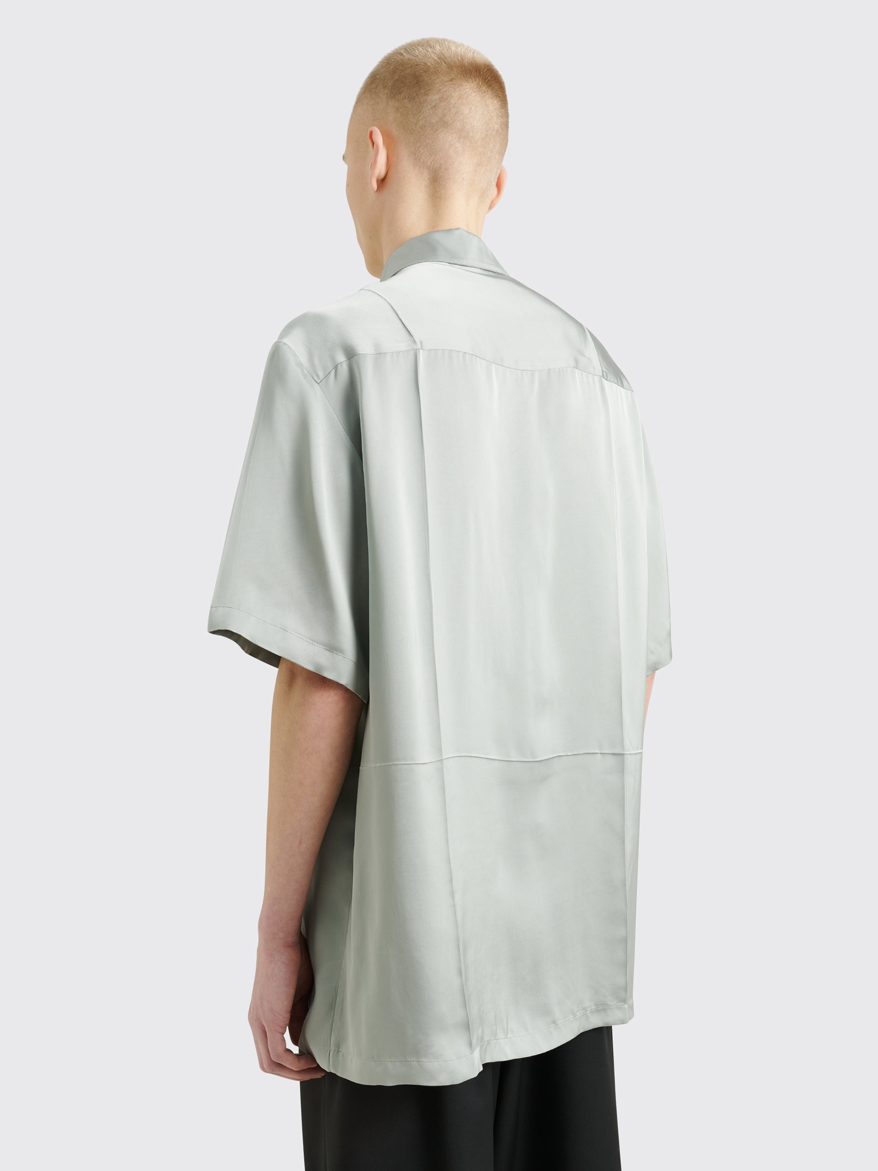 Jil Sander Relaxed Rayon Shirt Grey