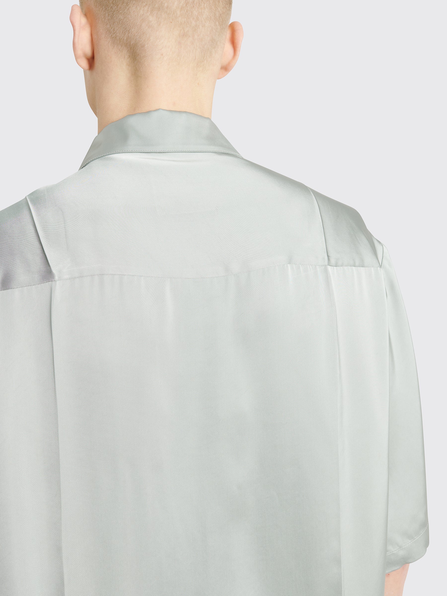 Jil Sander Relaxed Rayon Shirt Grey