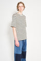 Jil Sander+ Crew-Neck T-shirt Black Stripes