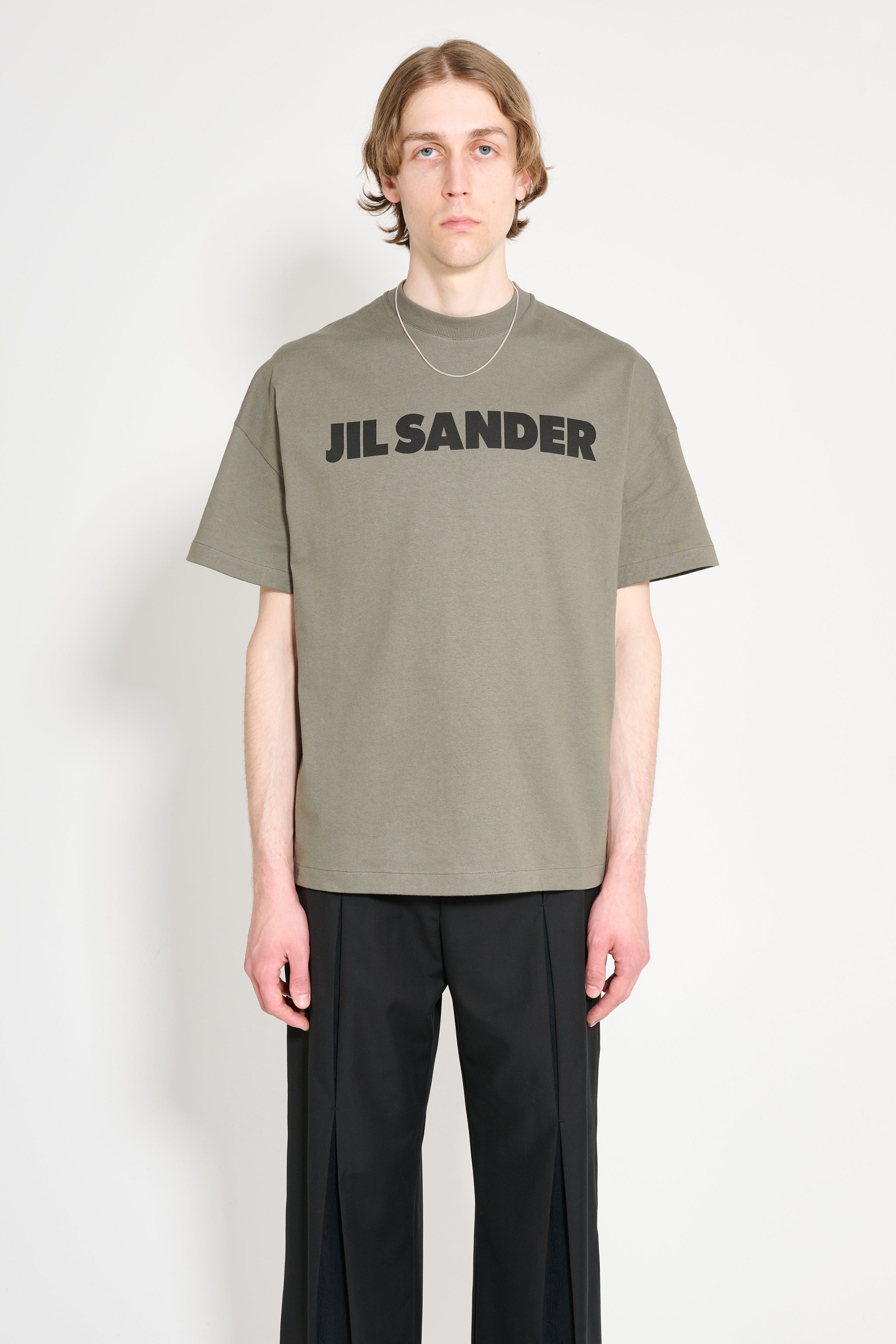 Jil Sander Logo T-shirt Thyme Green