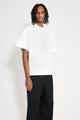 Jil Sander Boxy Tonal Logo T-shirt Porcelain