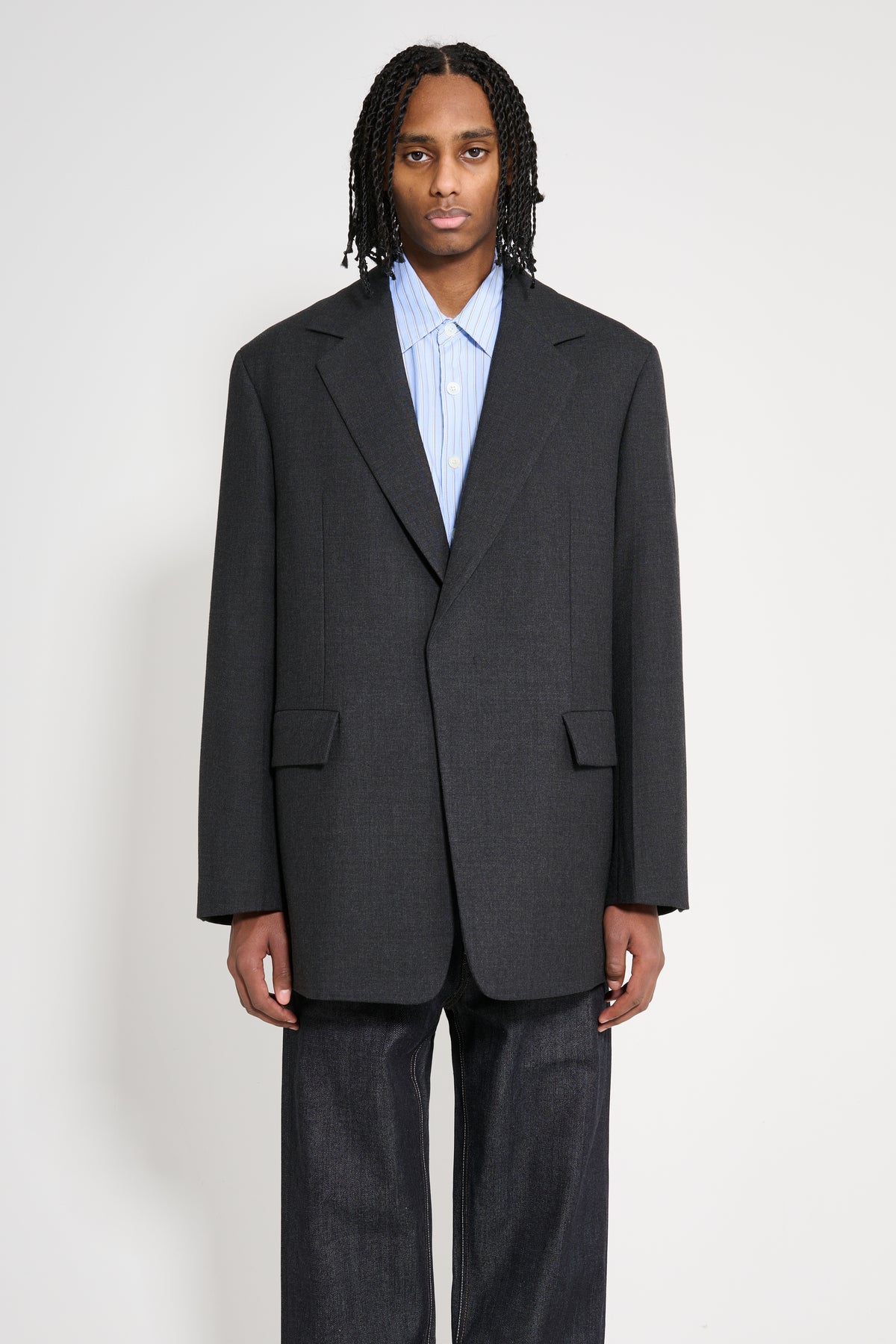 Jil Sander Padded Suit Jacket Charcoal – Très Bien