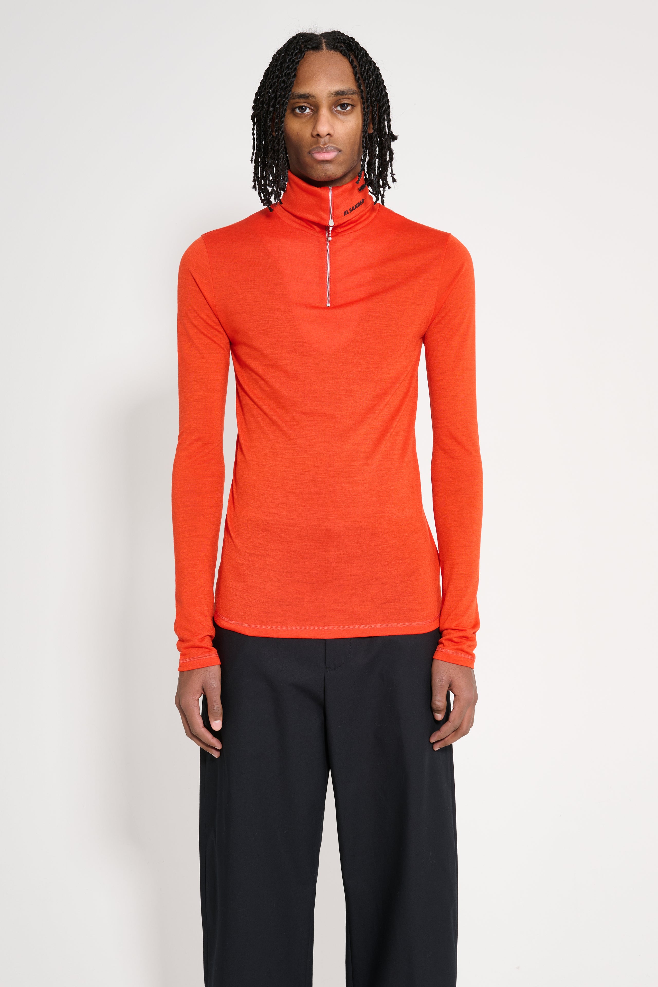 Jil Sander+ Zip-Up Sweatshirt Poppy